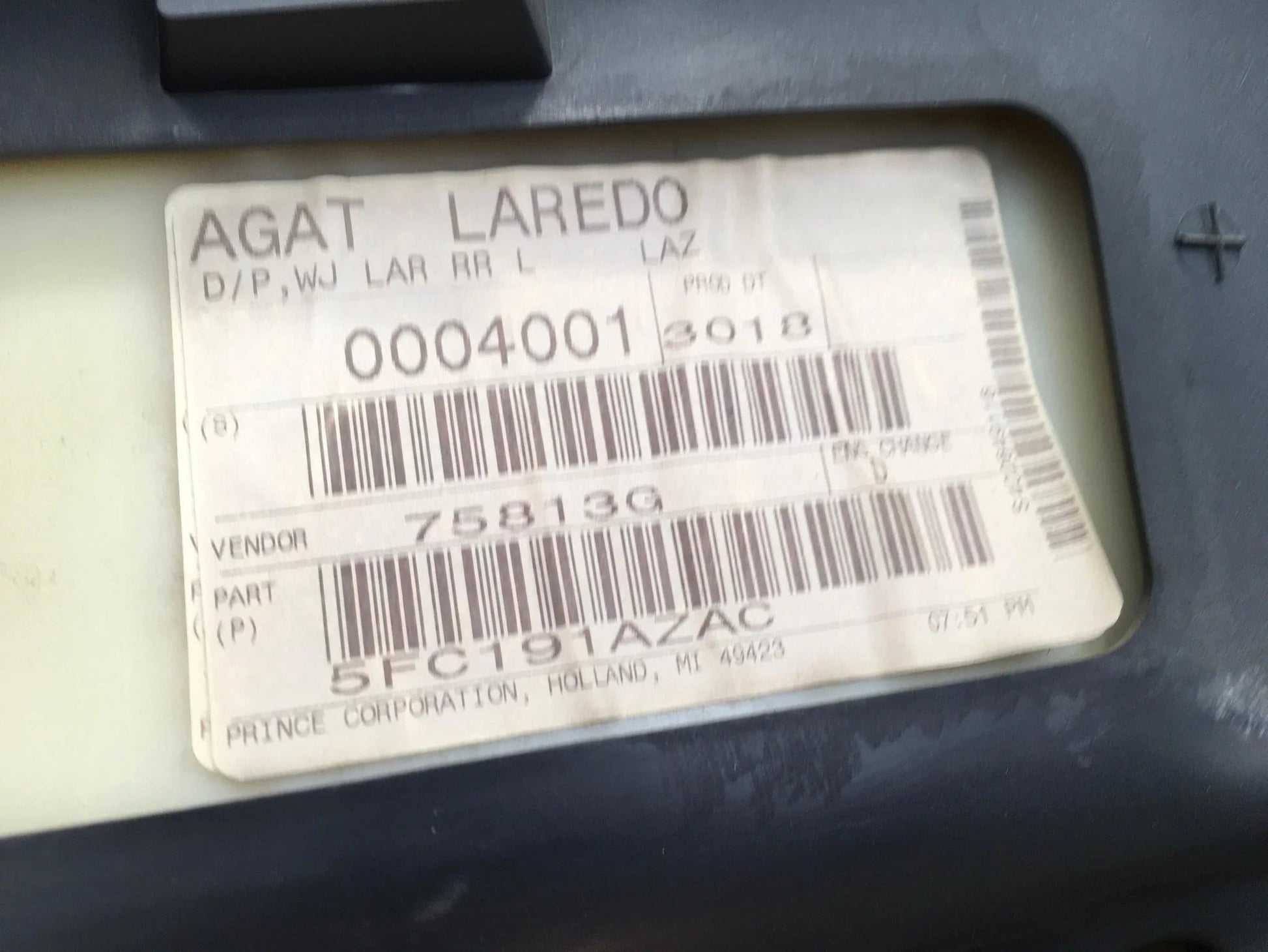 Paneles puerta x4 Jeep Grand Cherokee II