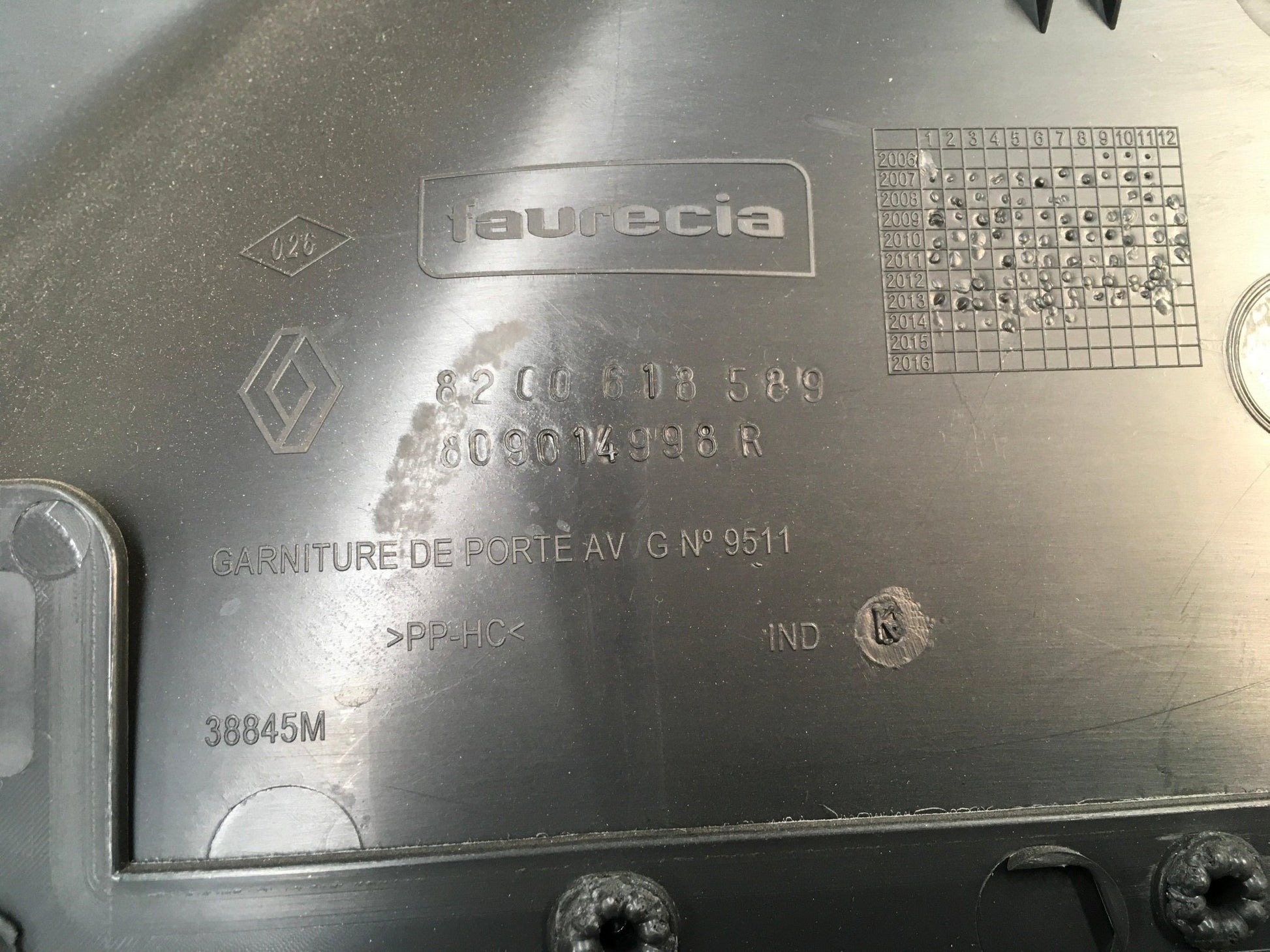 Paneles puertas Mercedes Citan W415 - 809014998R