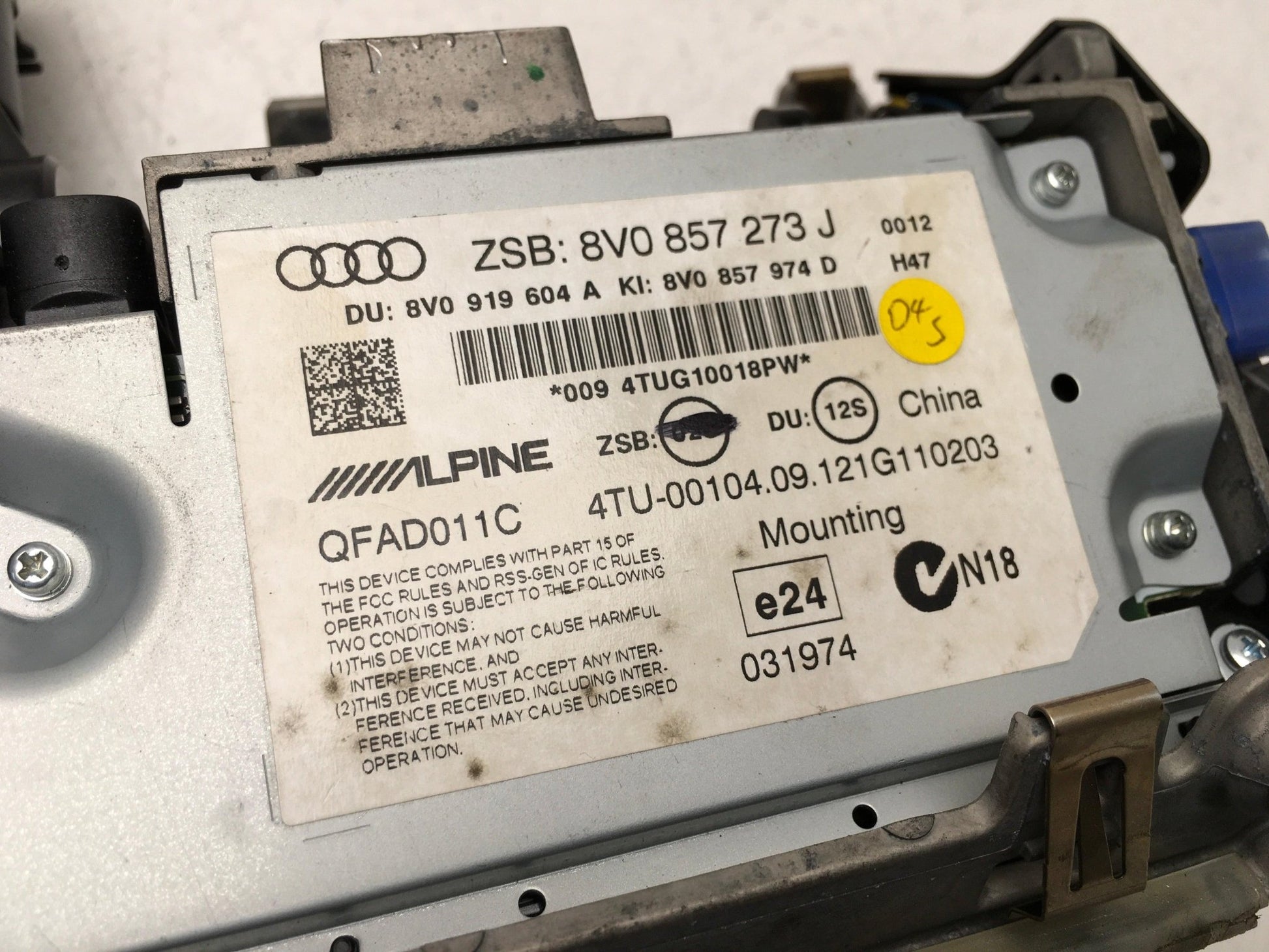 Pantalla Multifuncion Audi A3 8V - 8V0857273J