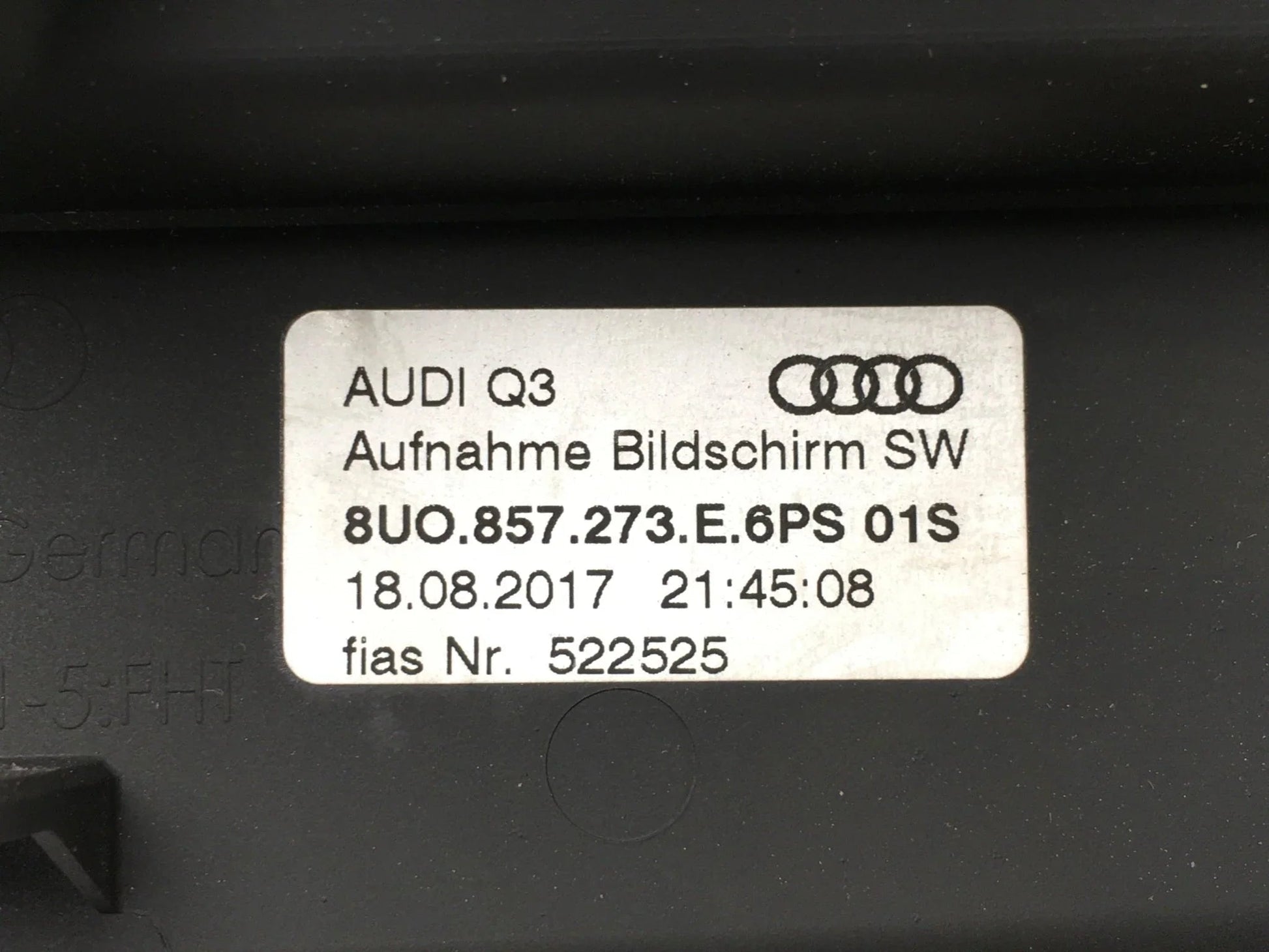 Pantalla multifuncion Audi Q3 8U