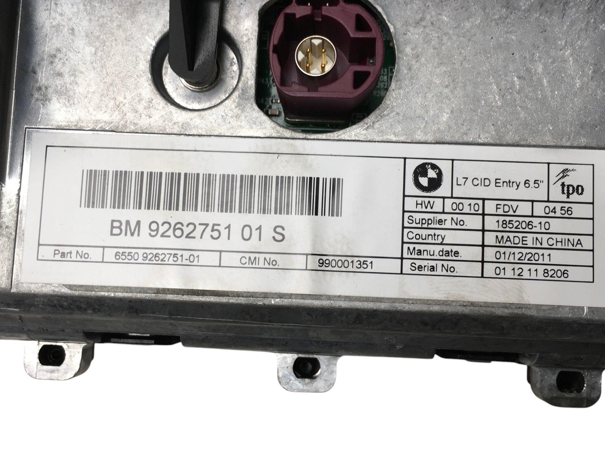 Pantalla Multifuncion BMW F20 - 926275202