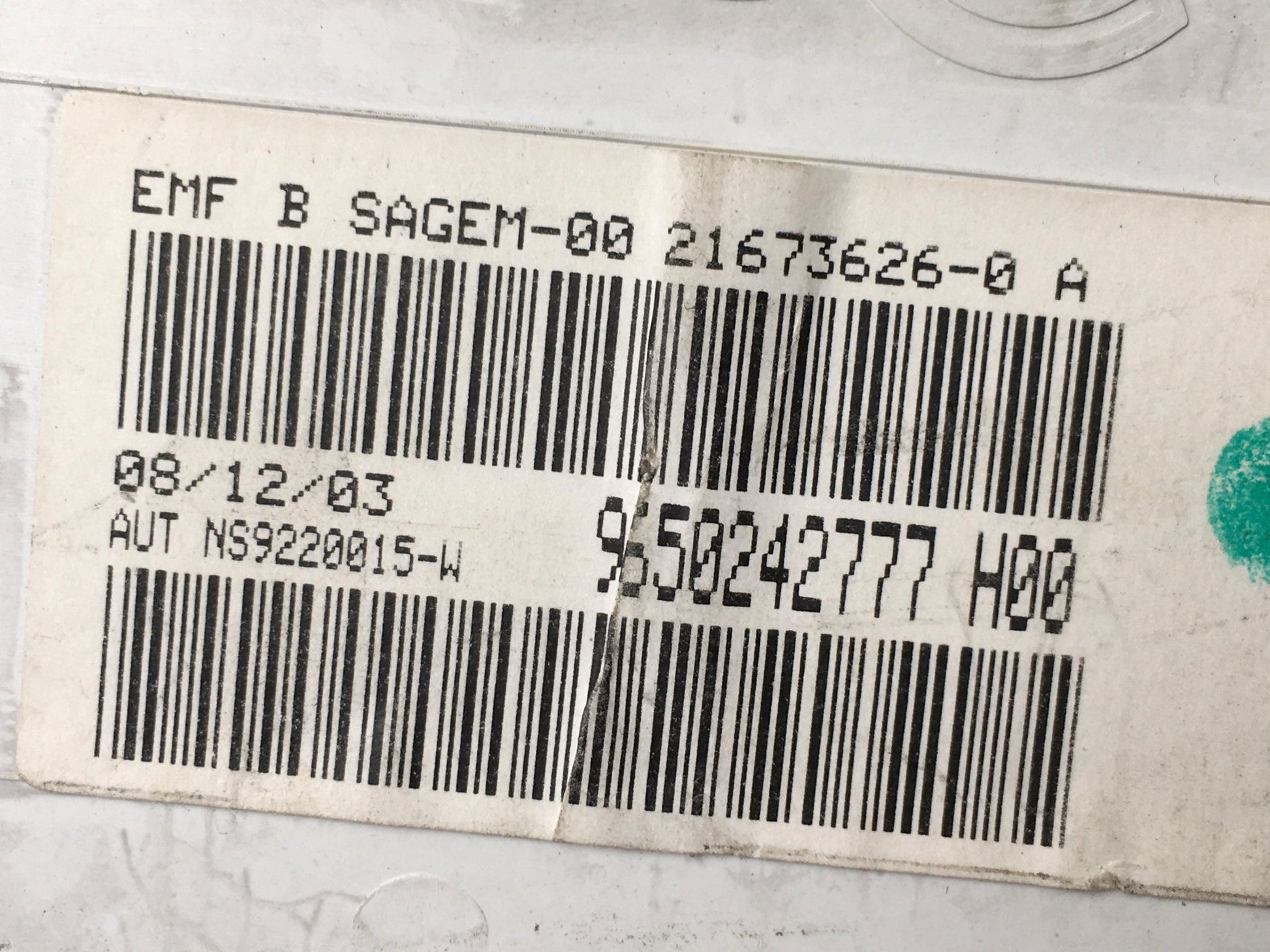 Pantalla multifuncion Citroen Xsara - 9650242777