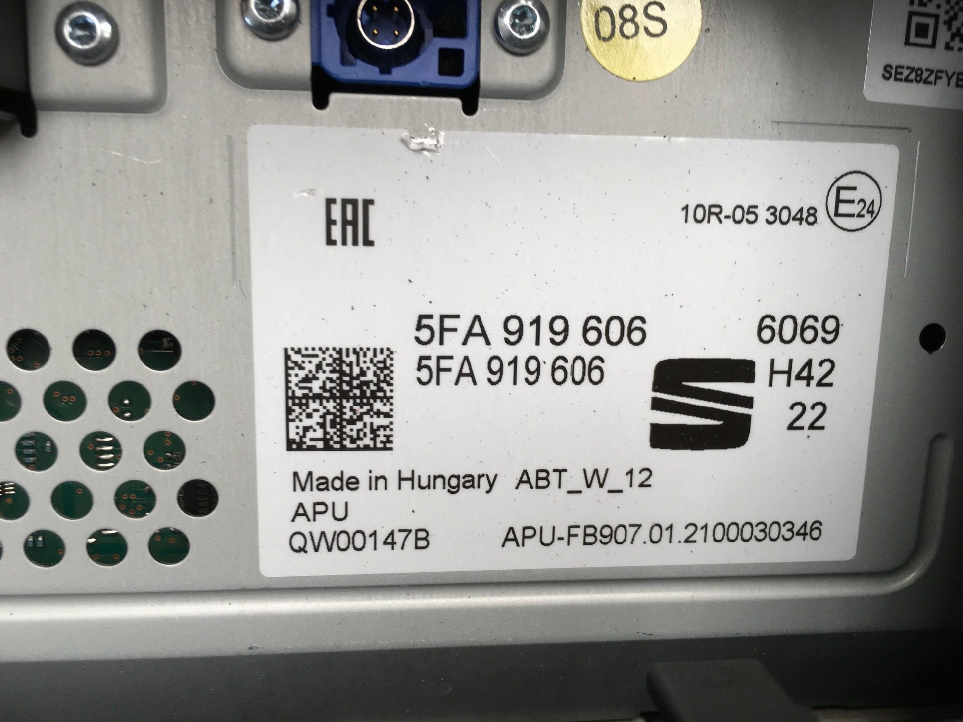 Pantalla Multifuncion Cupra Formentor / Leon - 5FA919606