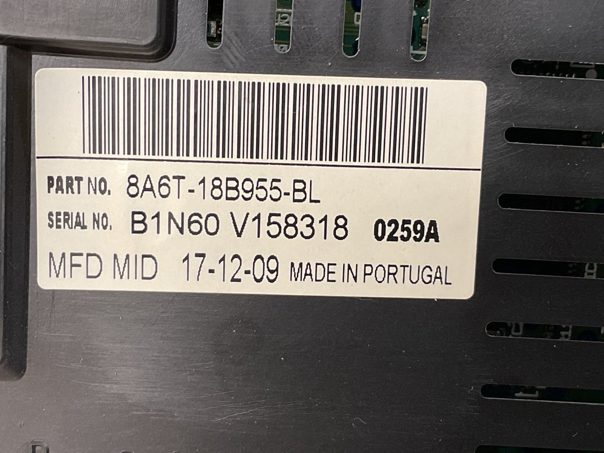 Pantalla Multifuncion Ford Fiesta 2008 - 2017 - 8A6T18B955BL