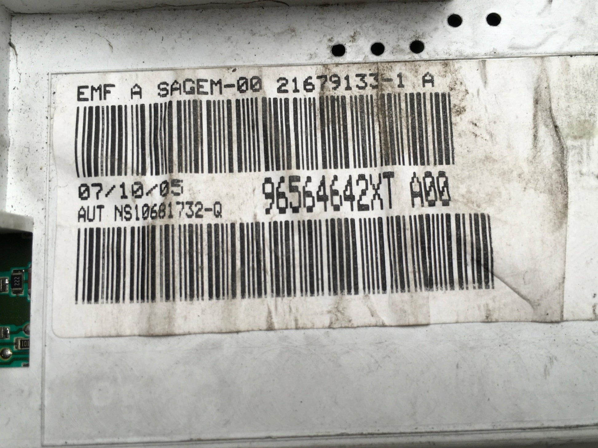 Pantalla Multifuncion Peugeot 206 - 96564642XT