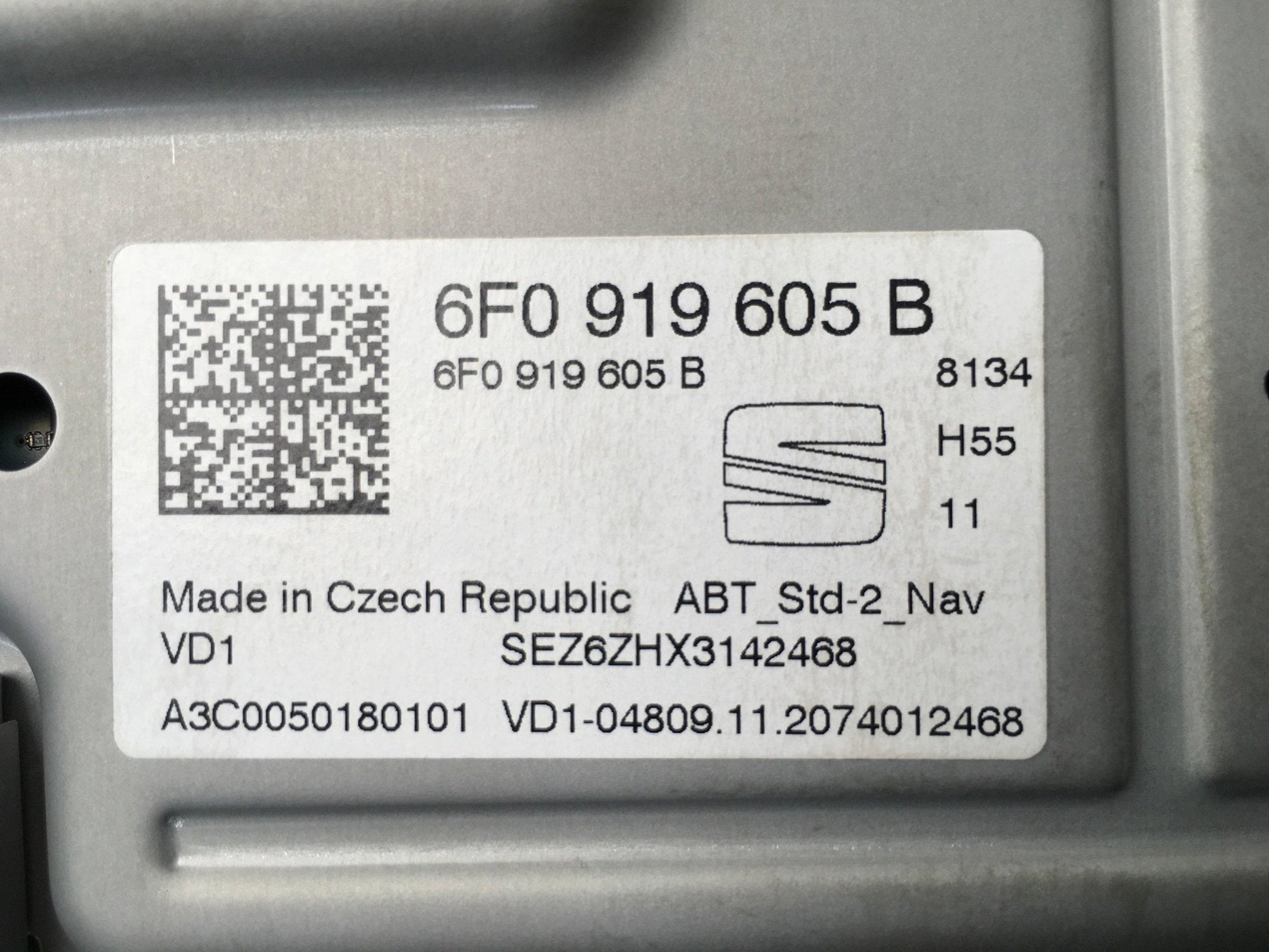 Pantalla multifuncion Seat Ibiza V - 6F0919605B