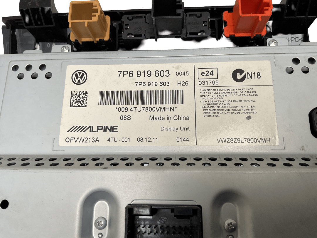 Pantalla multifuncion VW Touareg II 7P 11-15 - 7P6919603