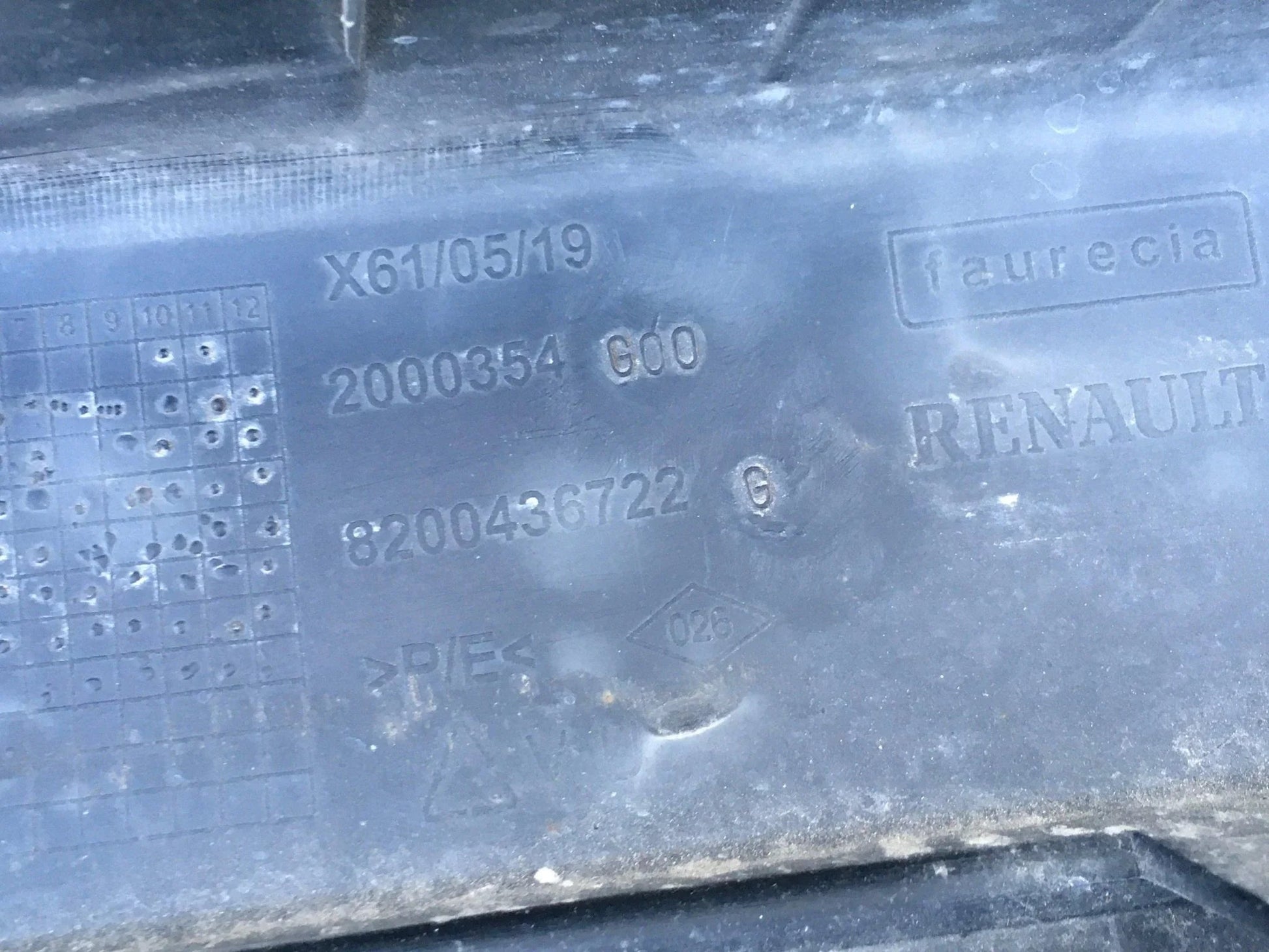 Parachoques trasero Renault Kangoo Citan