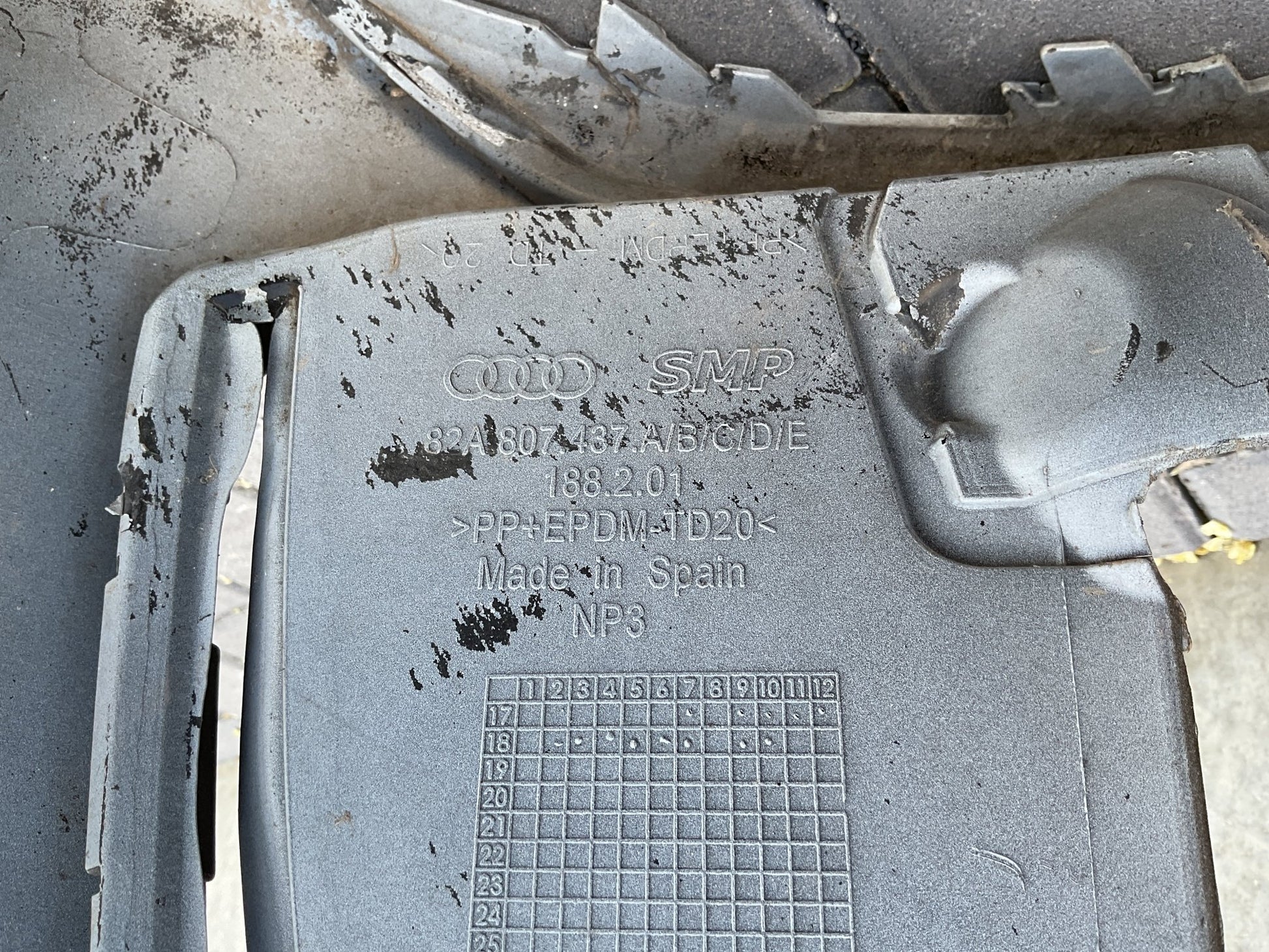 Paragolpes del Audi A1 18-23 - 82A807437A