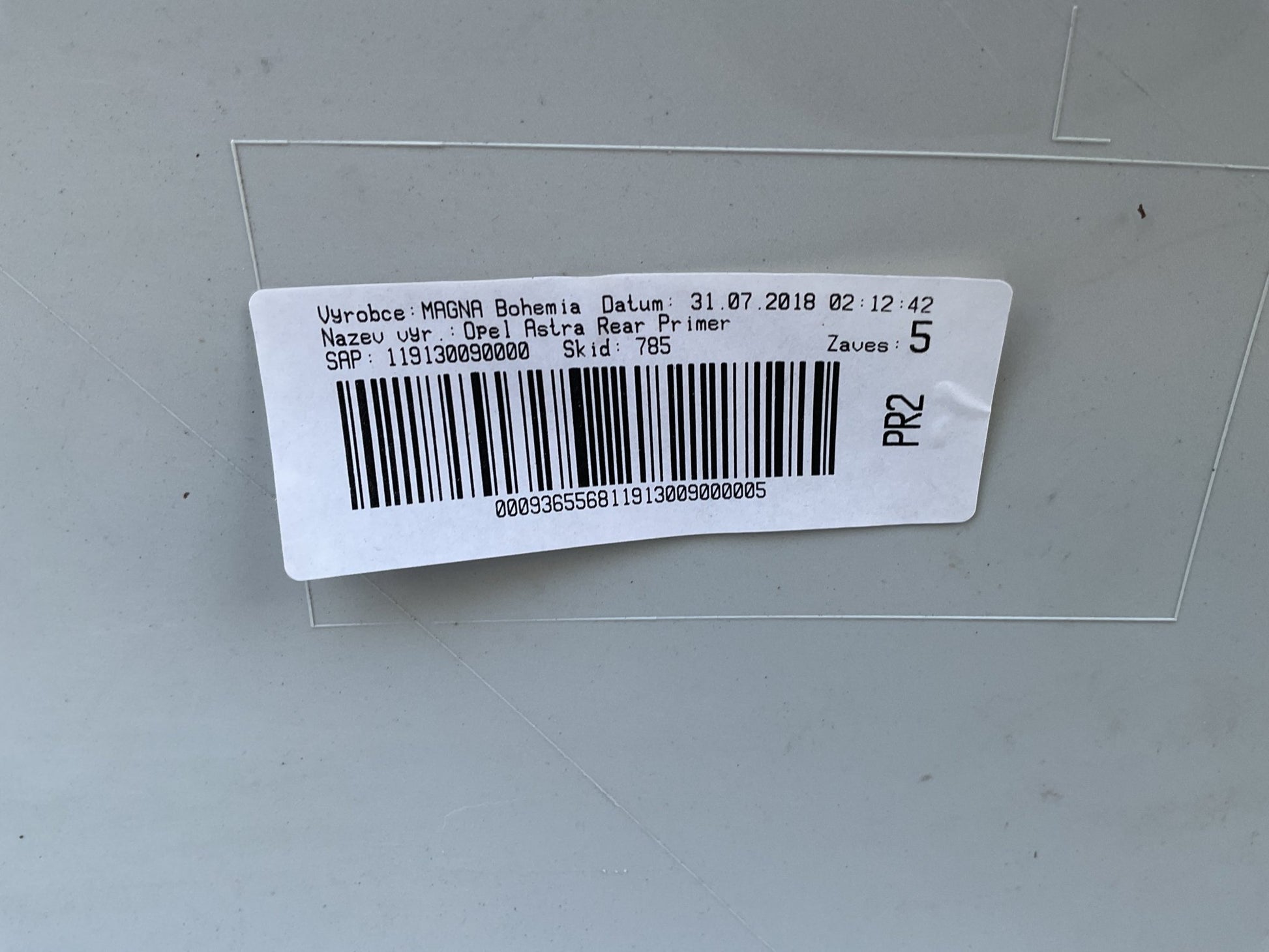 Paragolpes tras Opel Astra 09-15 - 20877796