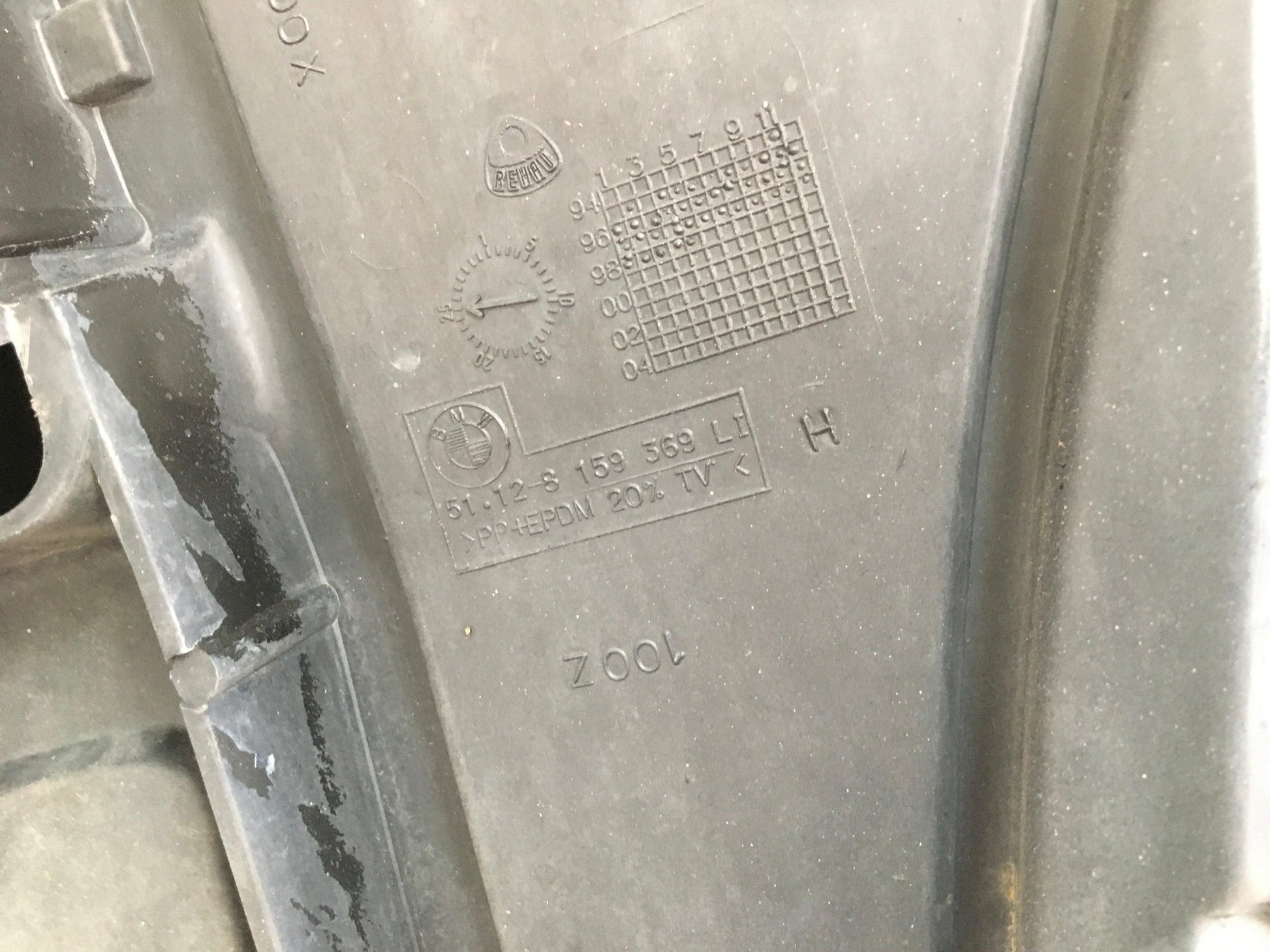 Paragolpes trasero BMW E39 - 51128159369