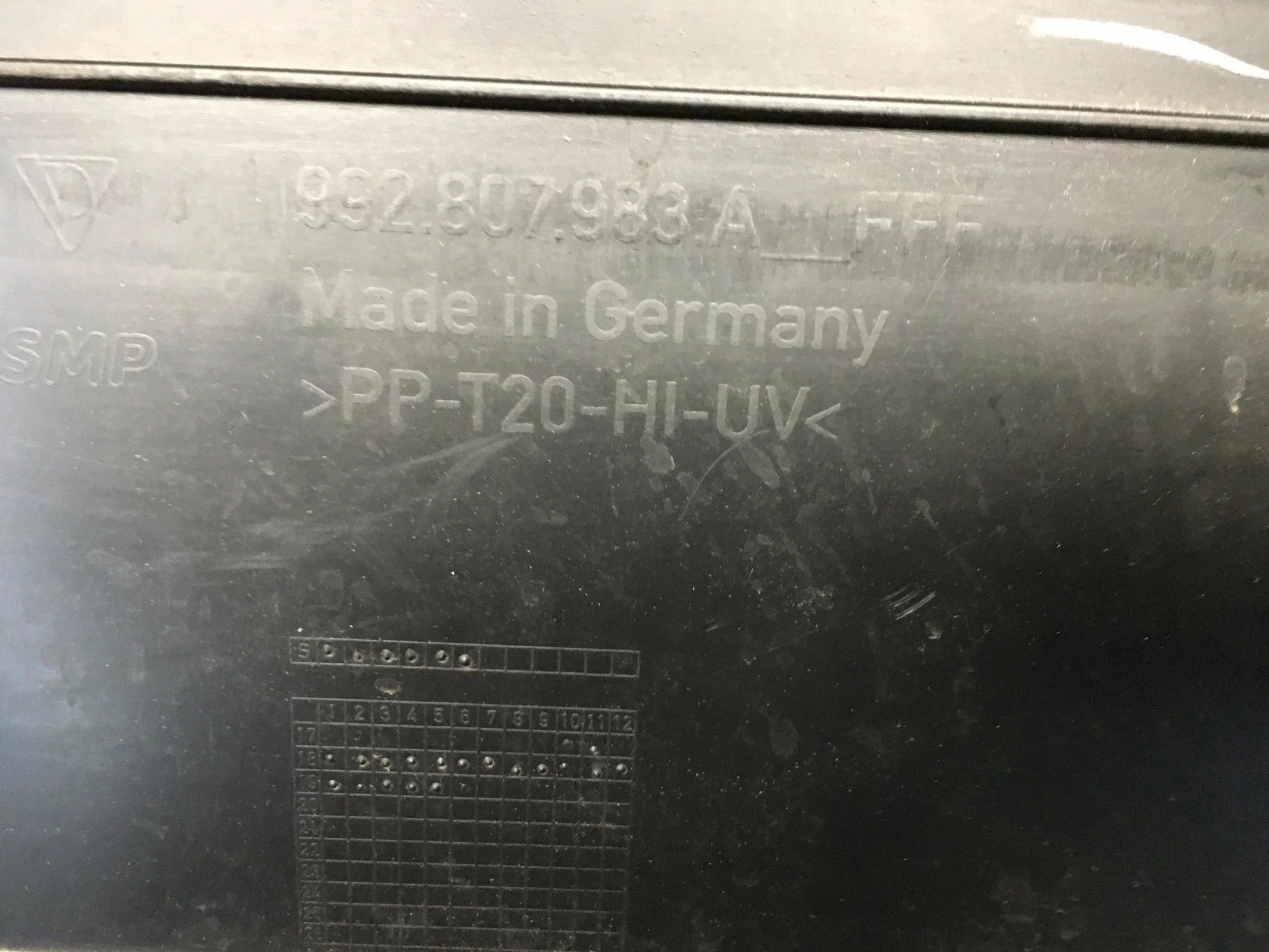 Paragolpes trasero Porsche 911 992