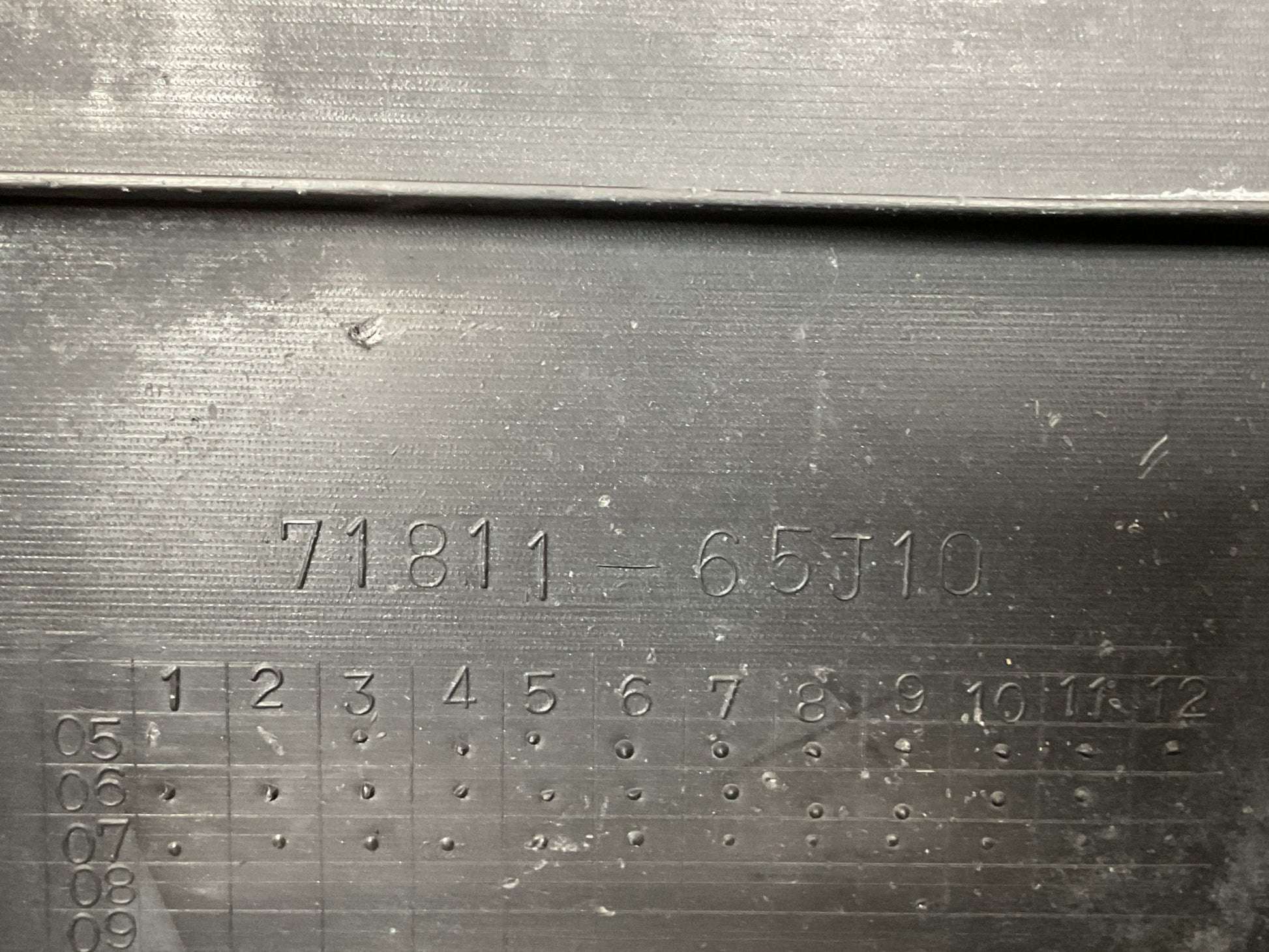 Paragolpes Trasero Suzuki GR Vitara 2006 - 2011 - 7181165J10