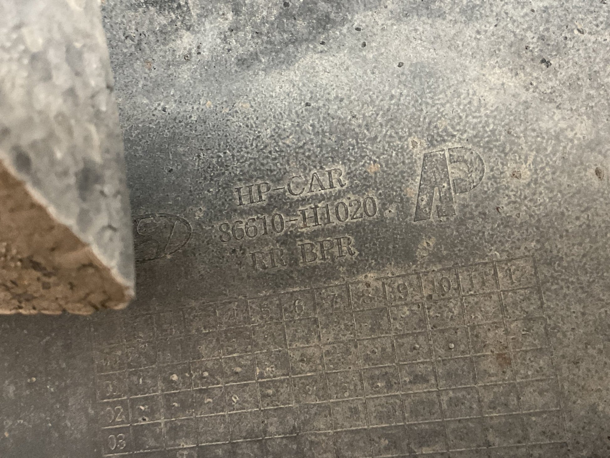 Paragolpes trasero Terracan 2001 - 2007 - 86610H1020