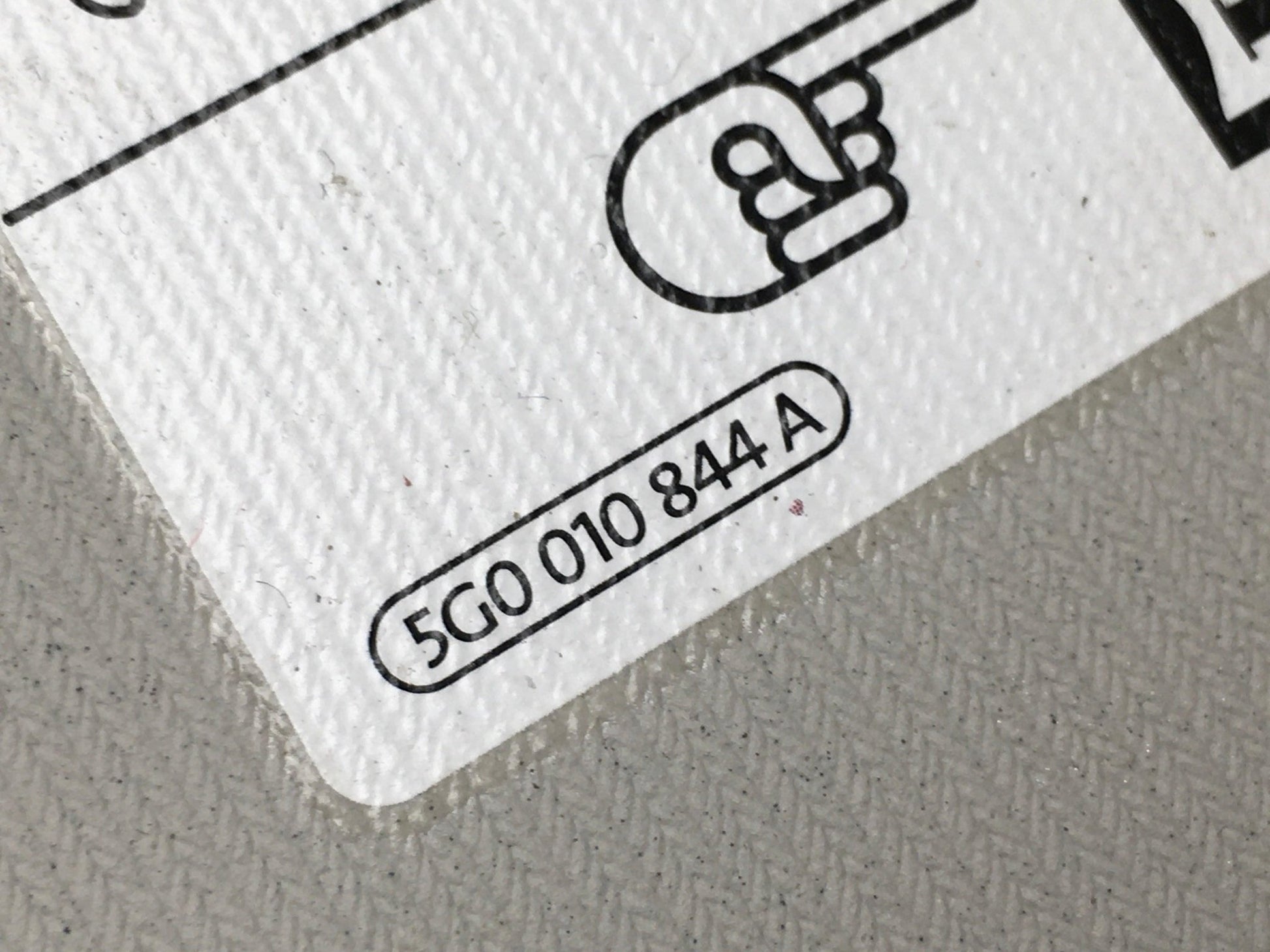 Parasoles VW 5G0010844A - 5G0010845A