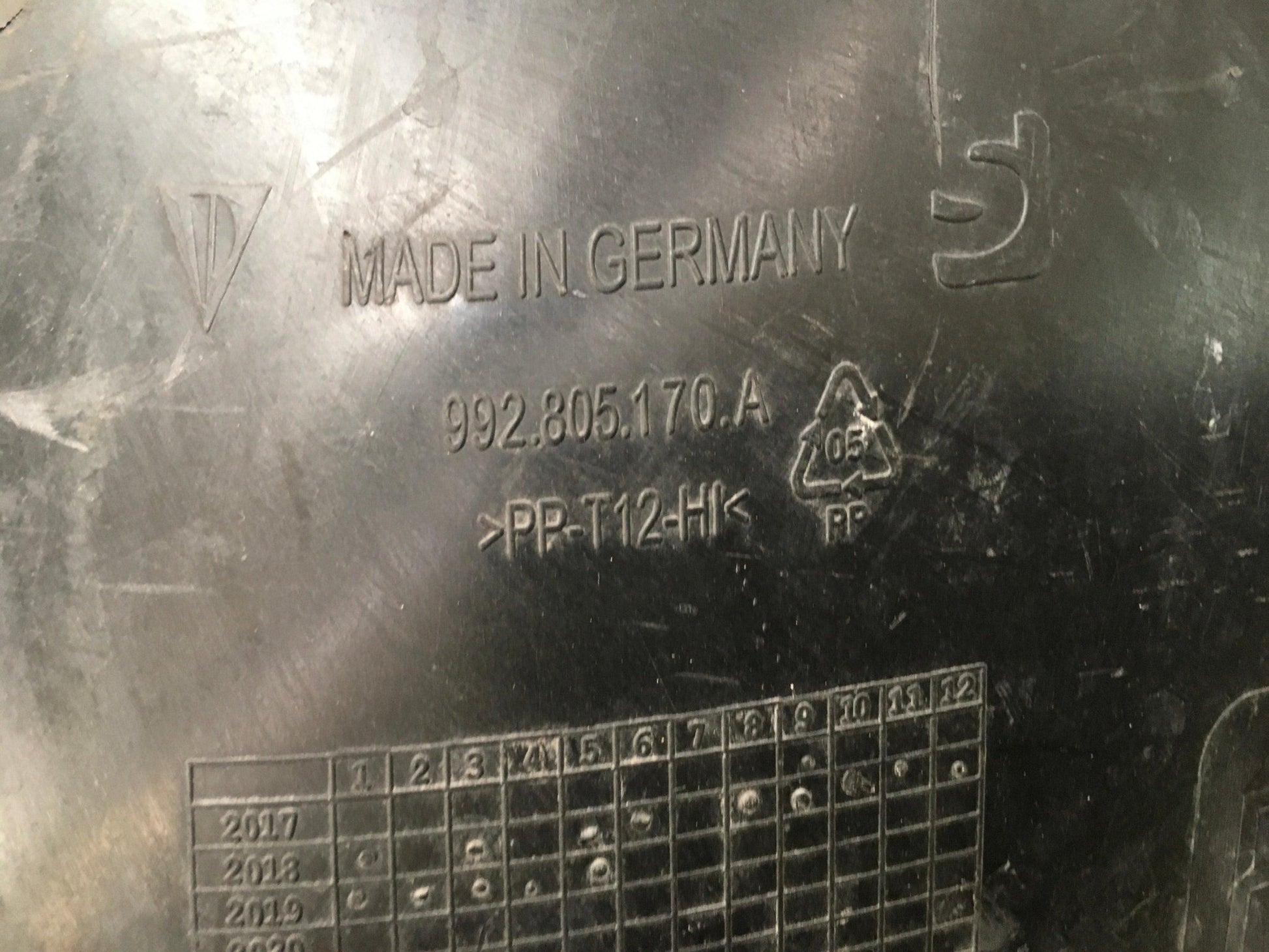 Paso rueda del dcho Porsche 911 992 - 992805912F