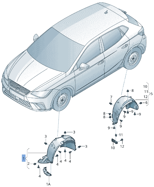 Paso rueda del dcho Seat Arona - 6F9805912