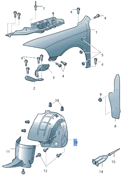 Paso Rueda del dcho Skoda Octavia II - 1Z0809957