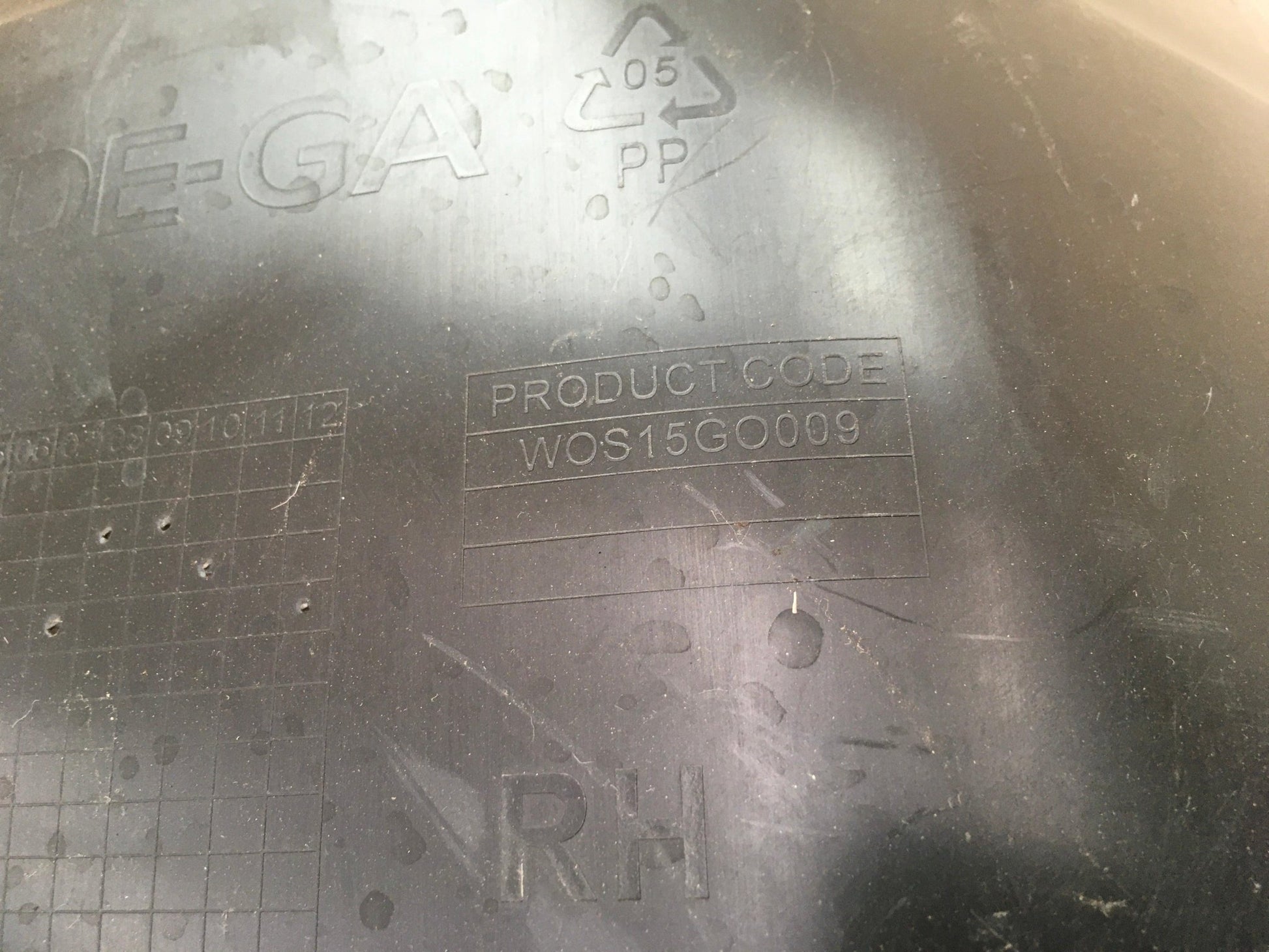 Paso rueda del dcho VW Golf VI - WOS15GO009