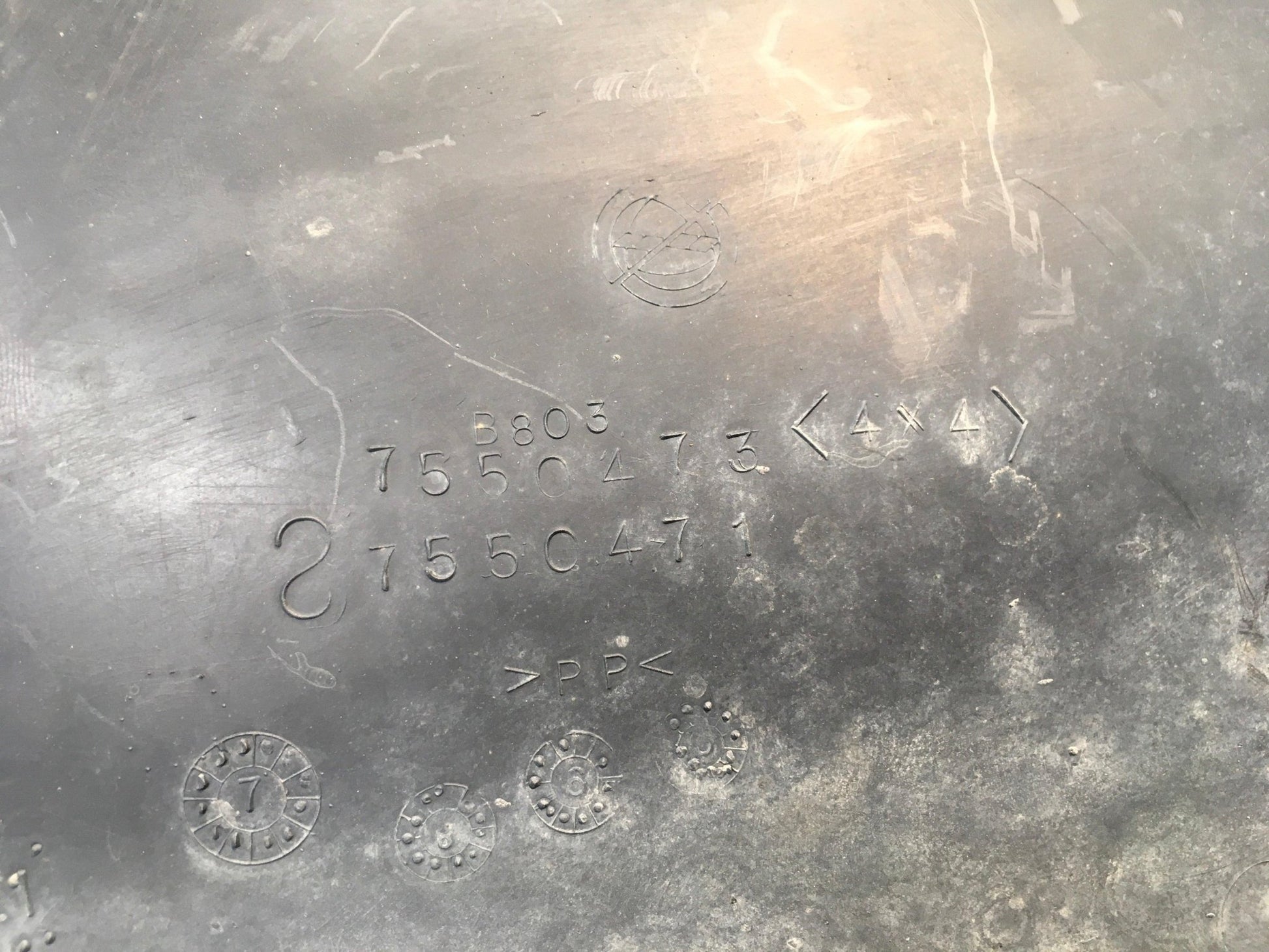 Paso rueda del izq Fiat panda I - 7550471