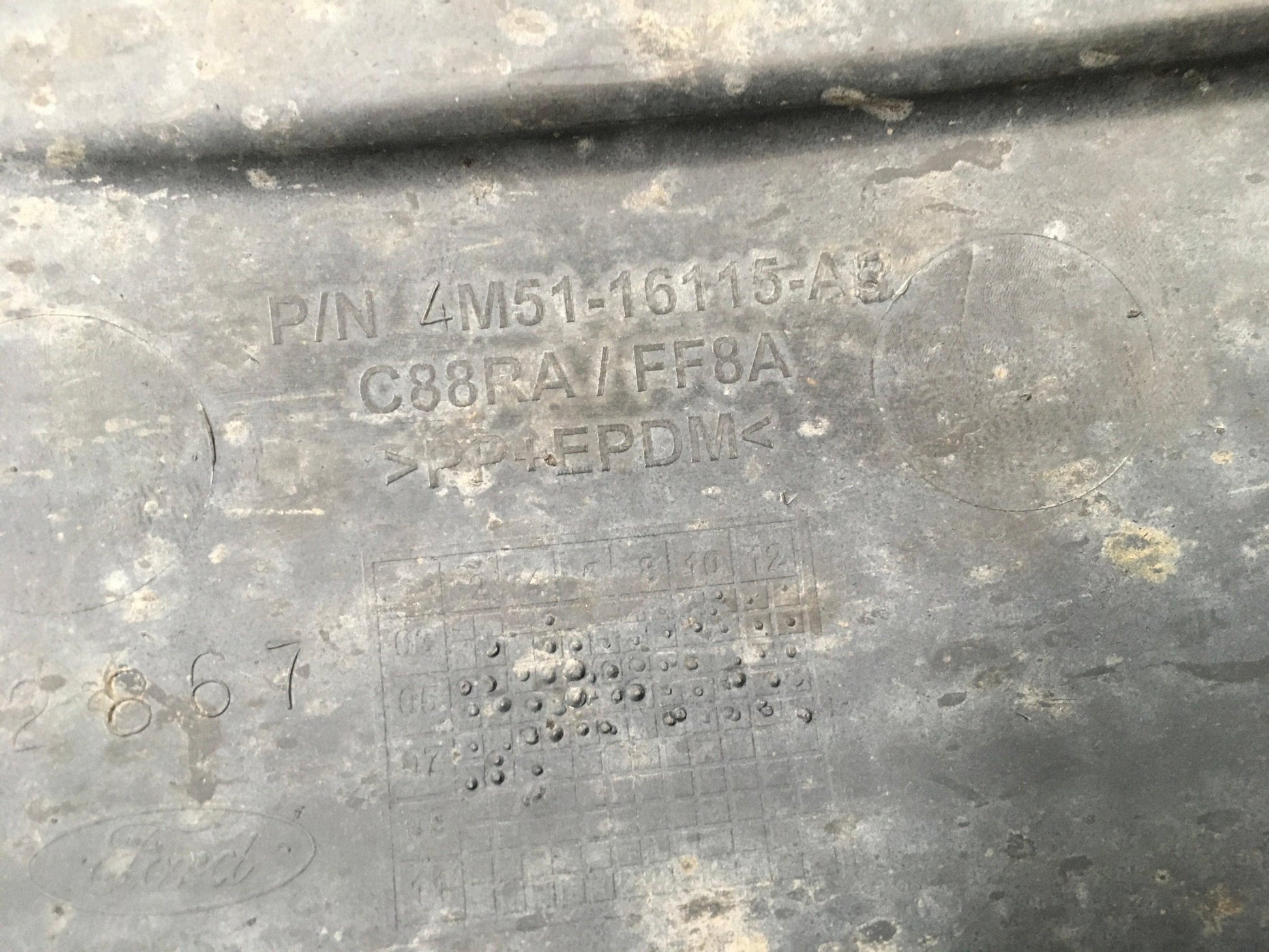 Paso rueda del izq Ford Focus II - 4M5116115AB