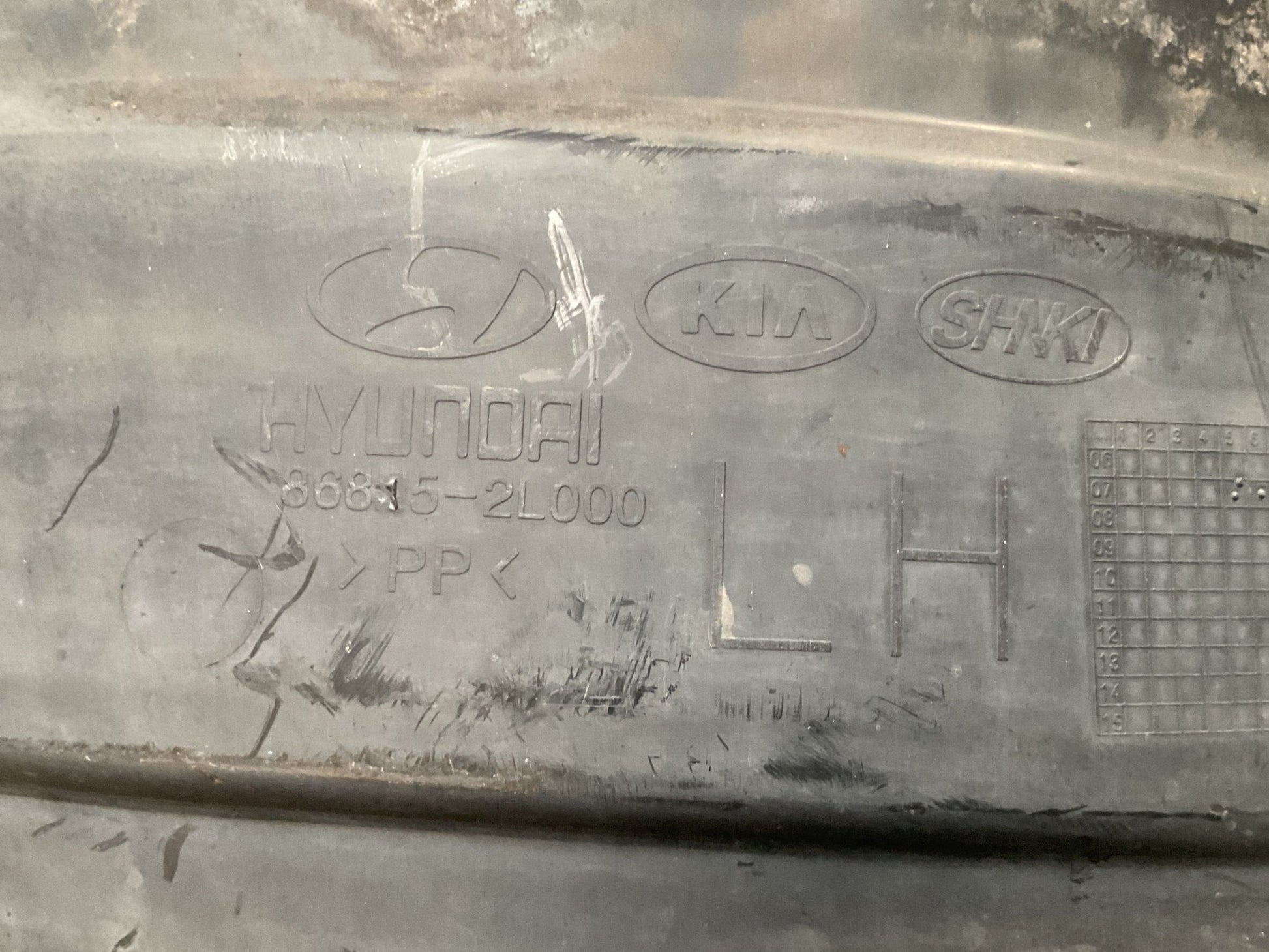 Paso Rueda del izq Hyundai i30 07 - 12 - 868152L000