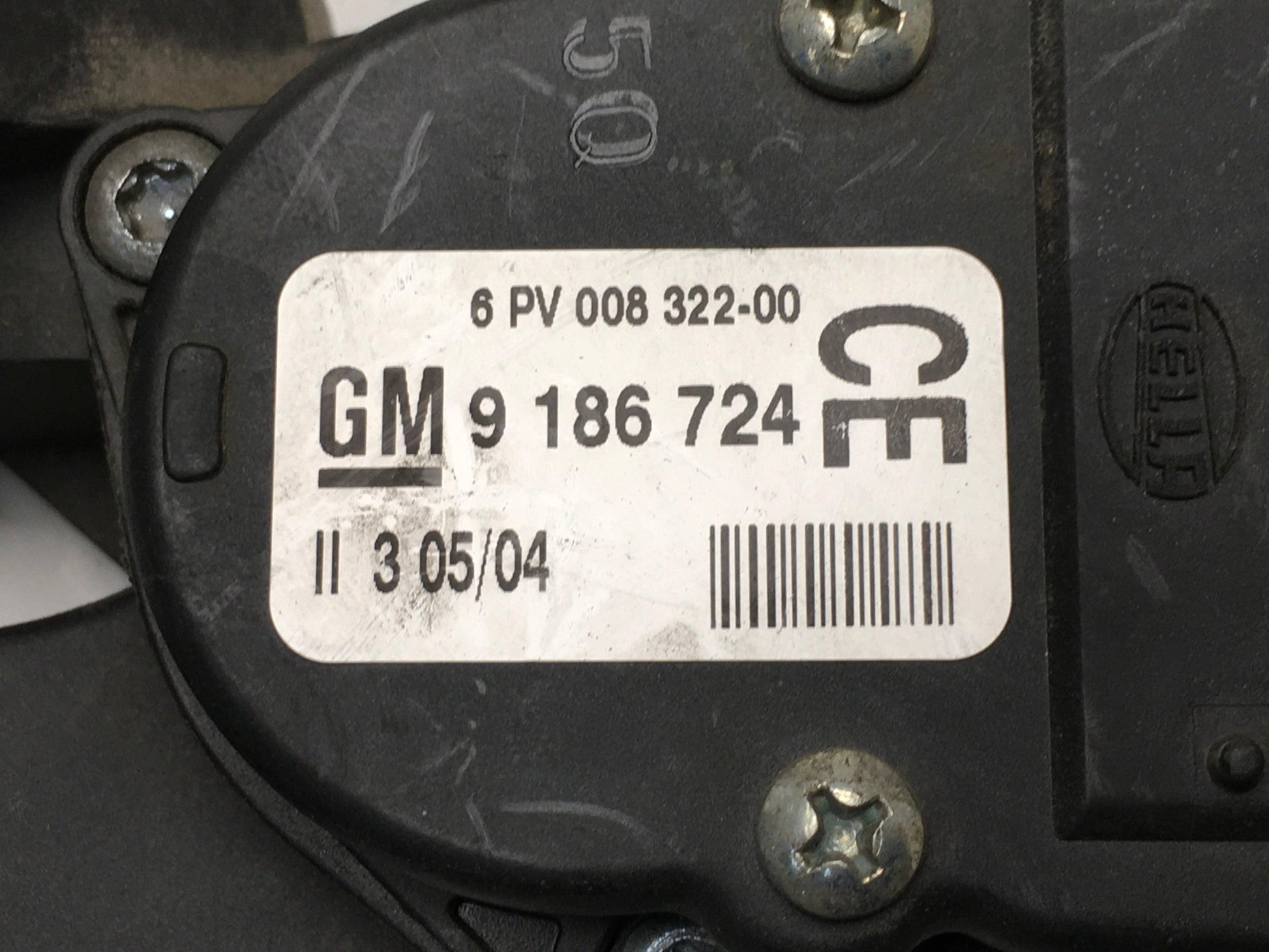 Pedal Acelerador Opel 9186724 - 9186724