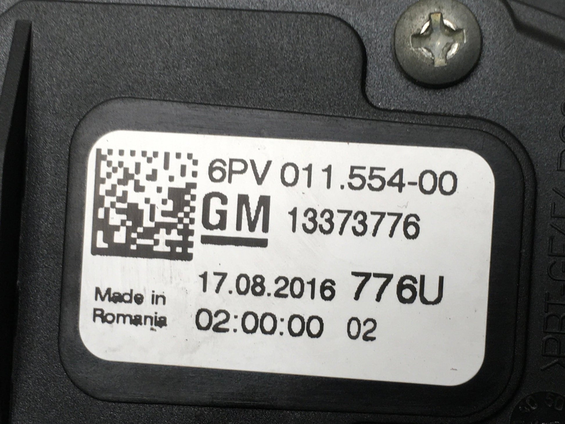 Pedal Acelerador Opel Astra K - 13373776