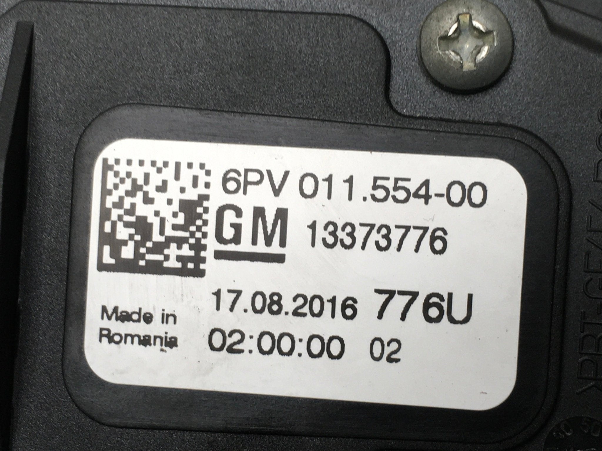 Pedal Acelerador Opel Astra K - 13373776