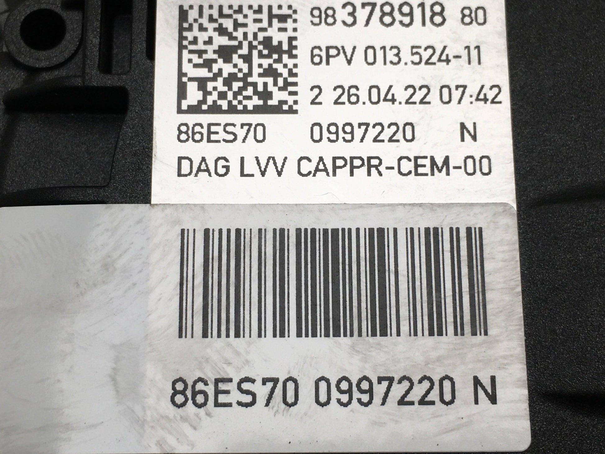 Pedal Acelerador PSA 9837891880 - 9837891880