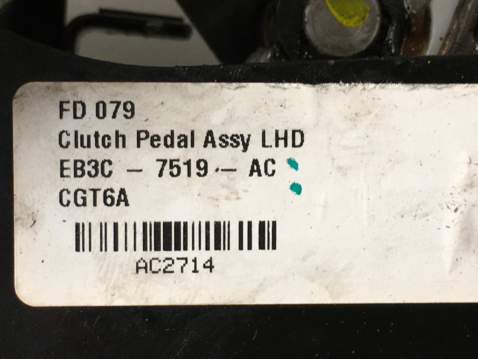 Pedal Embrague Ford Ranger TKE - EB3C7519AB