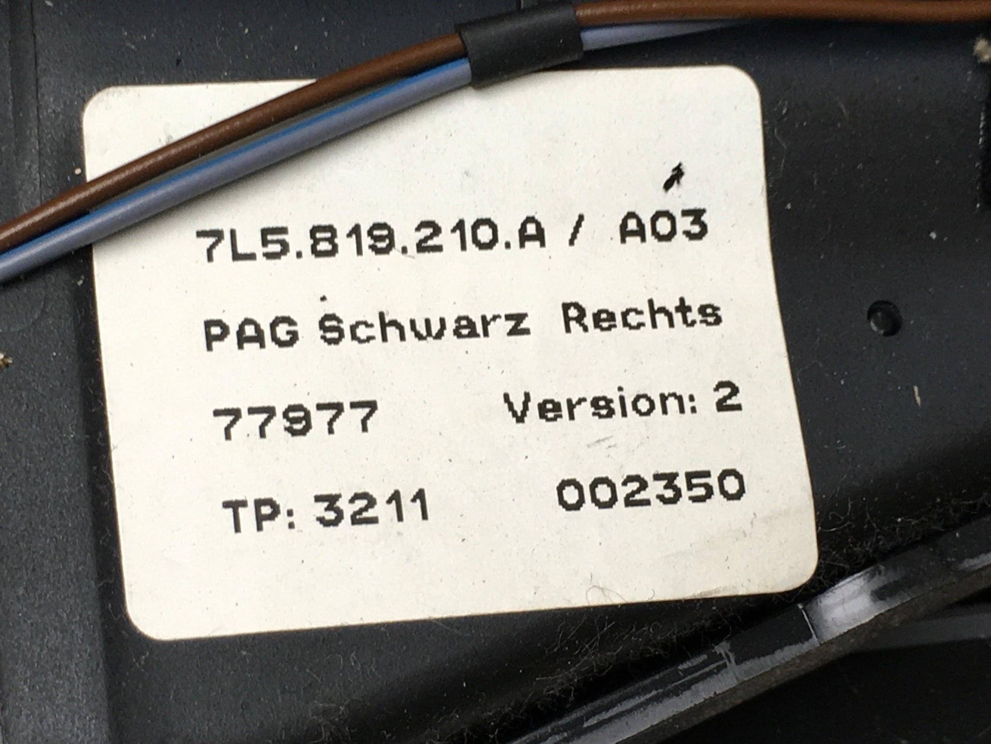 Pilar derecho Porsche Cayenne 955 - 7L5819210A