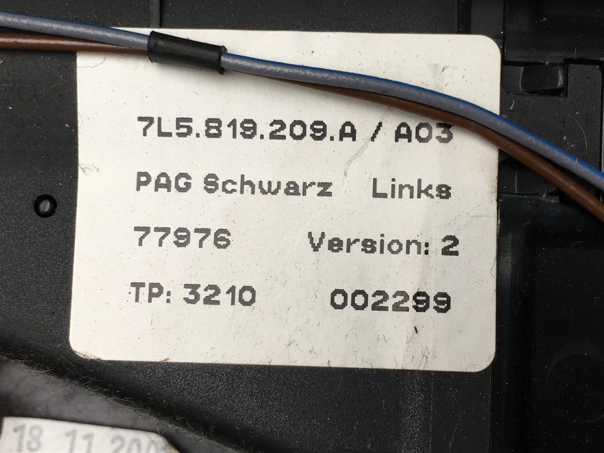 Pilar izquierdo Porsche Cayenne 955 - 7L5819209A