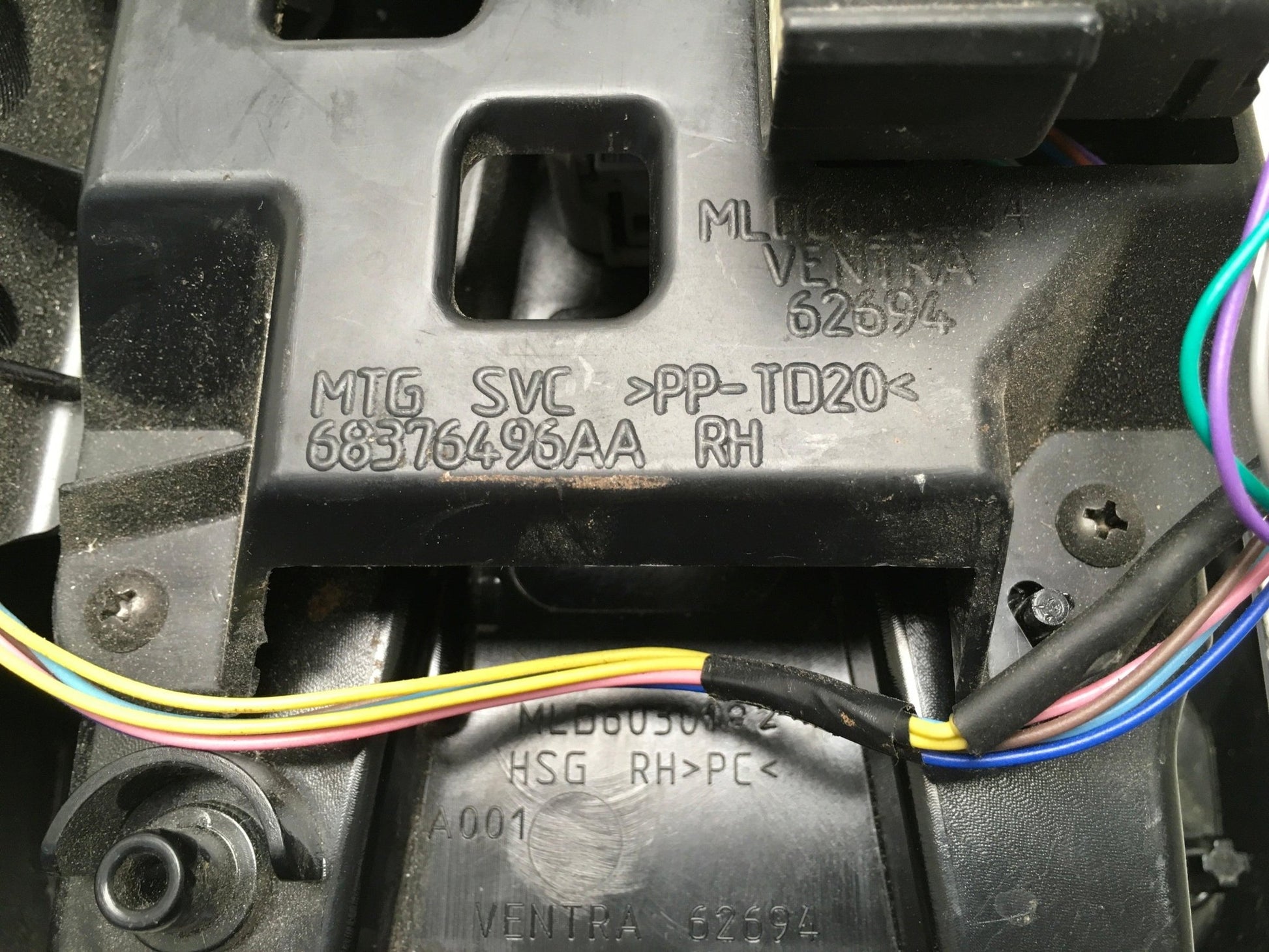 Piloto derecho Jeep Wrangler JK - 68376496AA