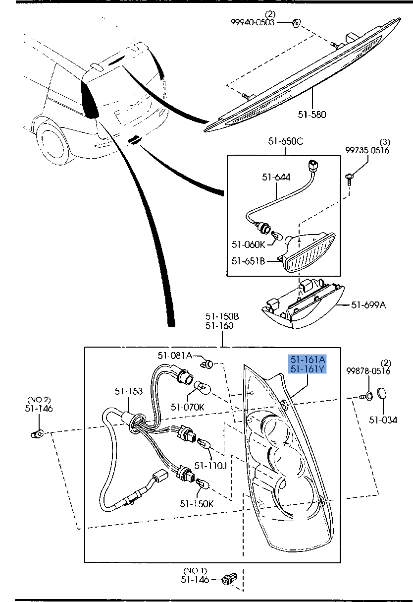 Piloto derecho Mazda 5 - C23551150