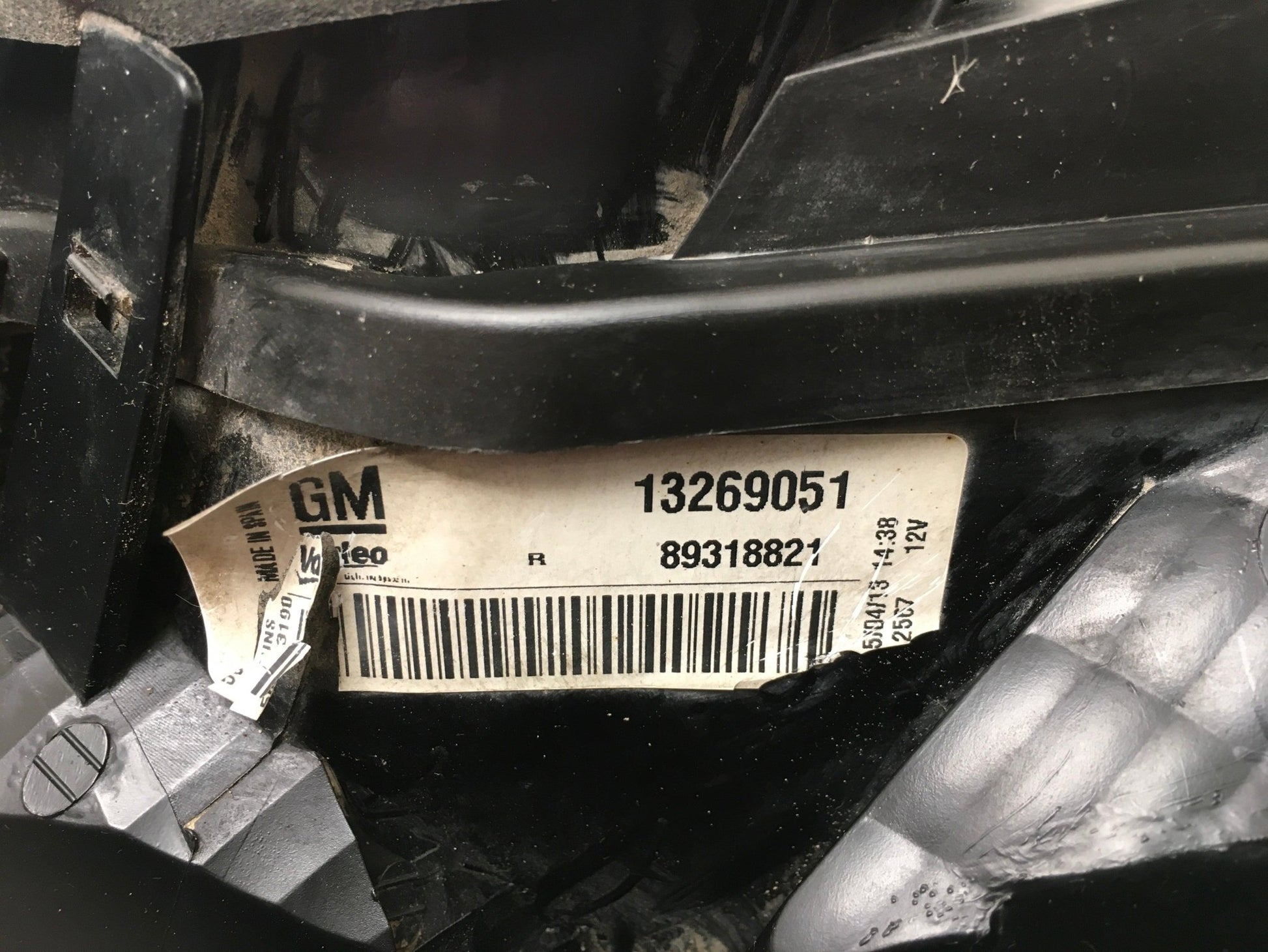 Piloto derecho Opel Corsa D 5P - 89318821