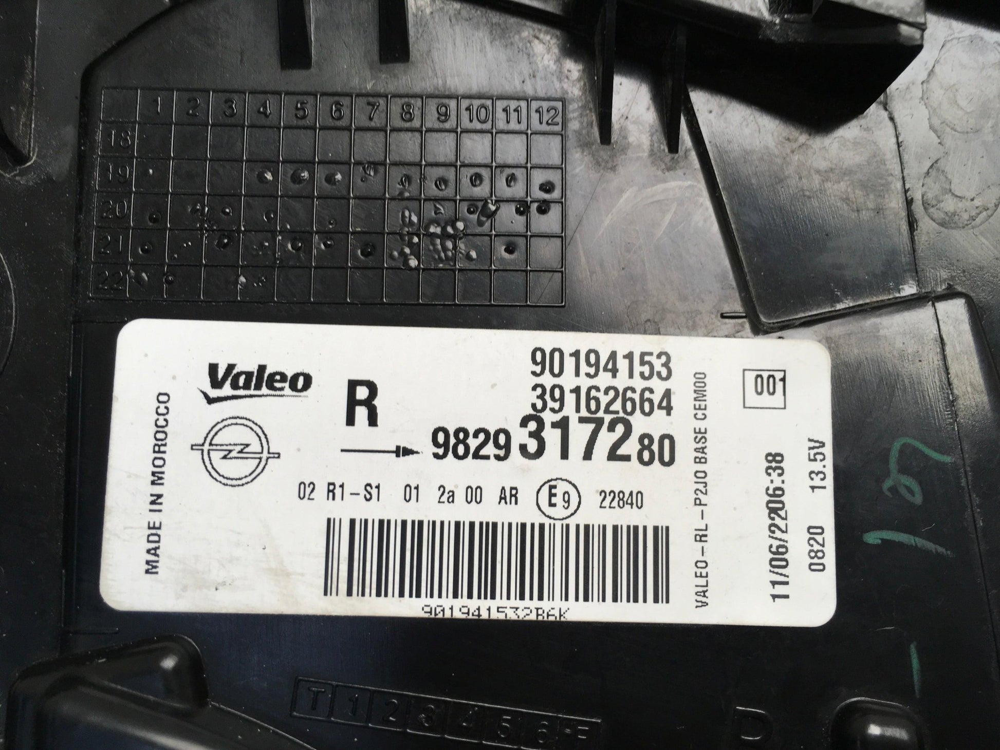 Piloto derecho Opel Corsa F - 9829317280