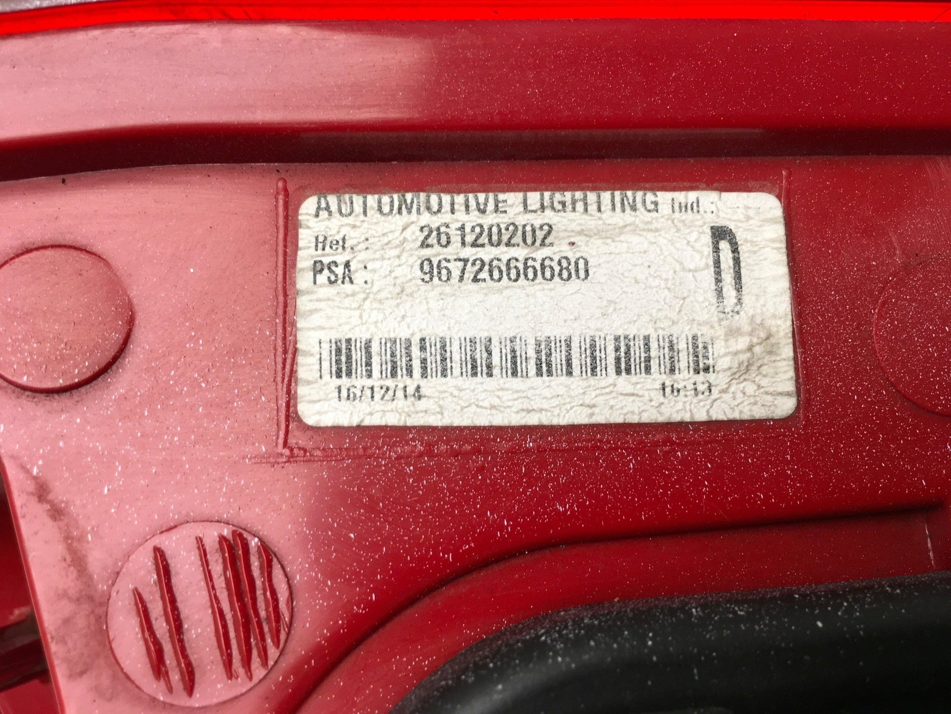 Piloto derecho Peugeot 5008 I - 9672666680