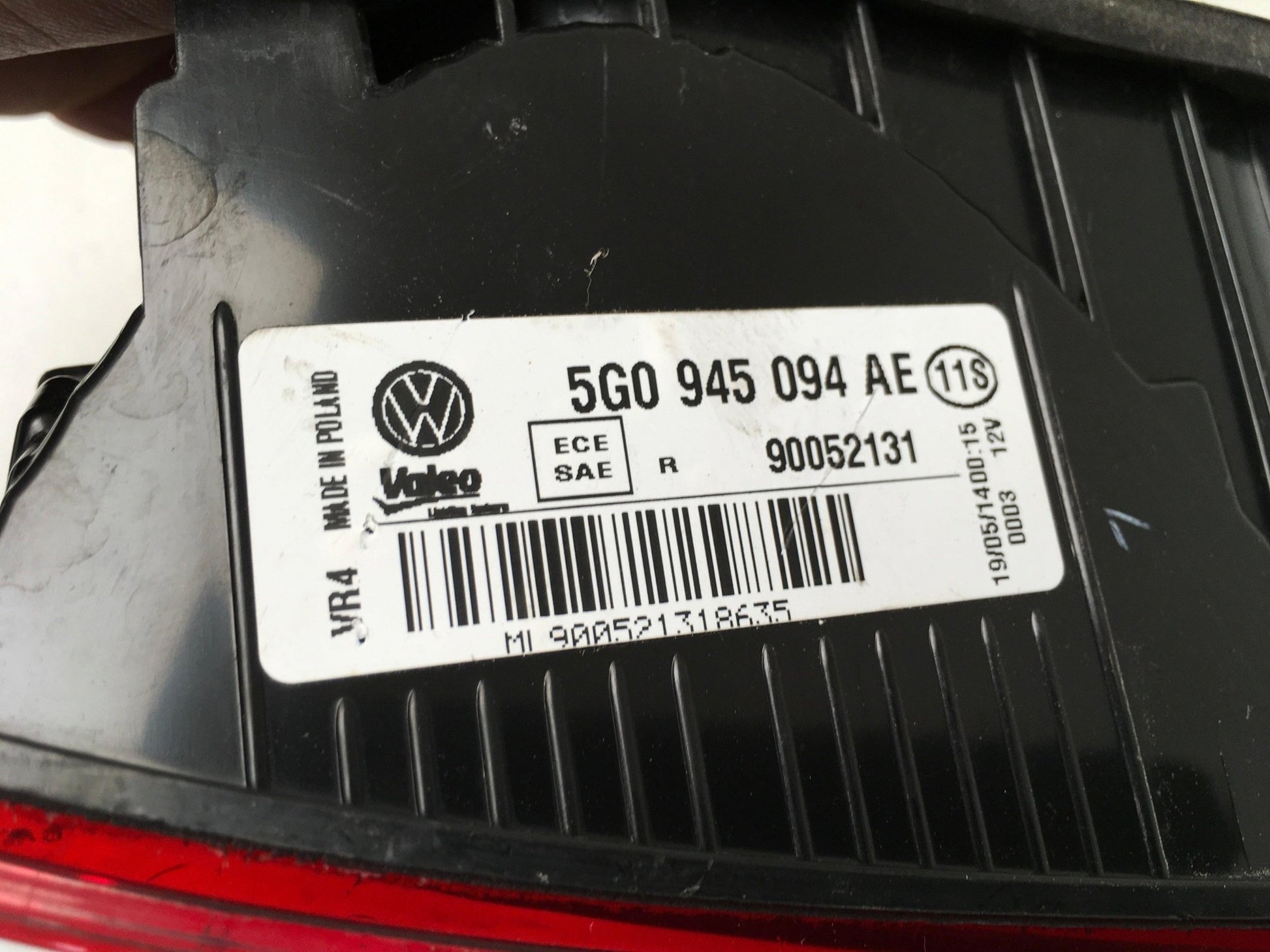 Piloto derecho puerta VW Golf VII R - line - 5G0945094AE_