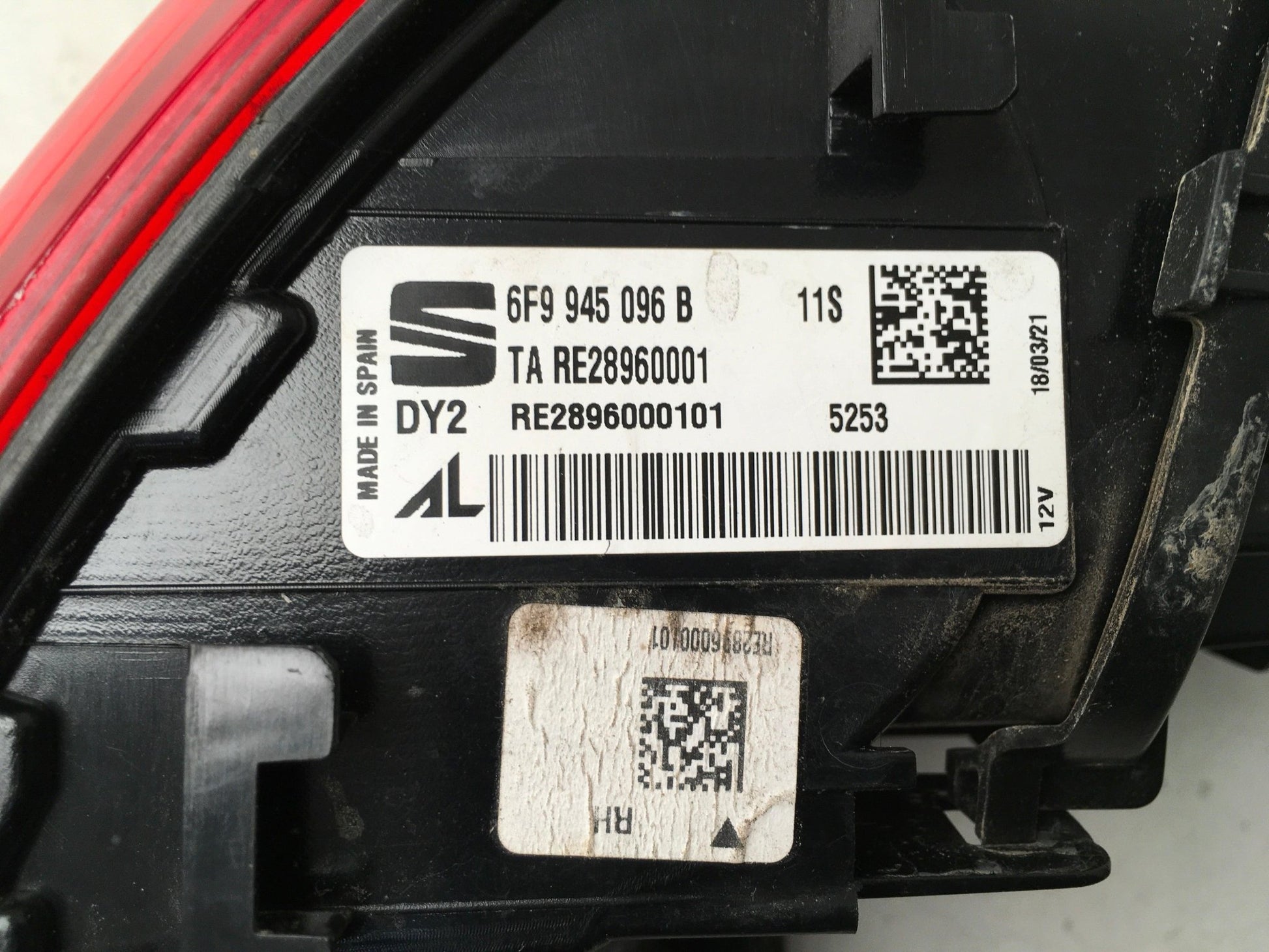 Piloto derecho Seat Arona KJ - 6F9945096B