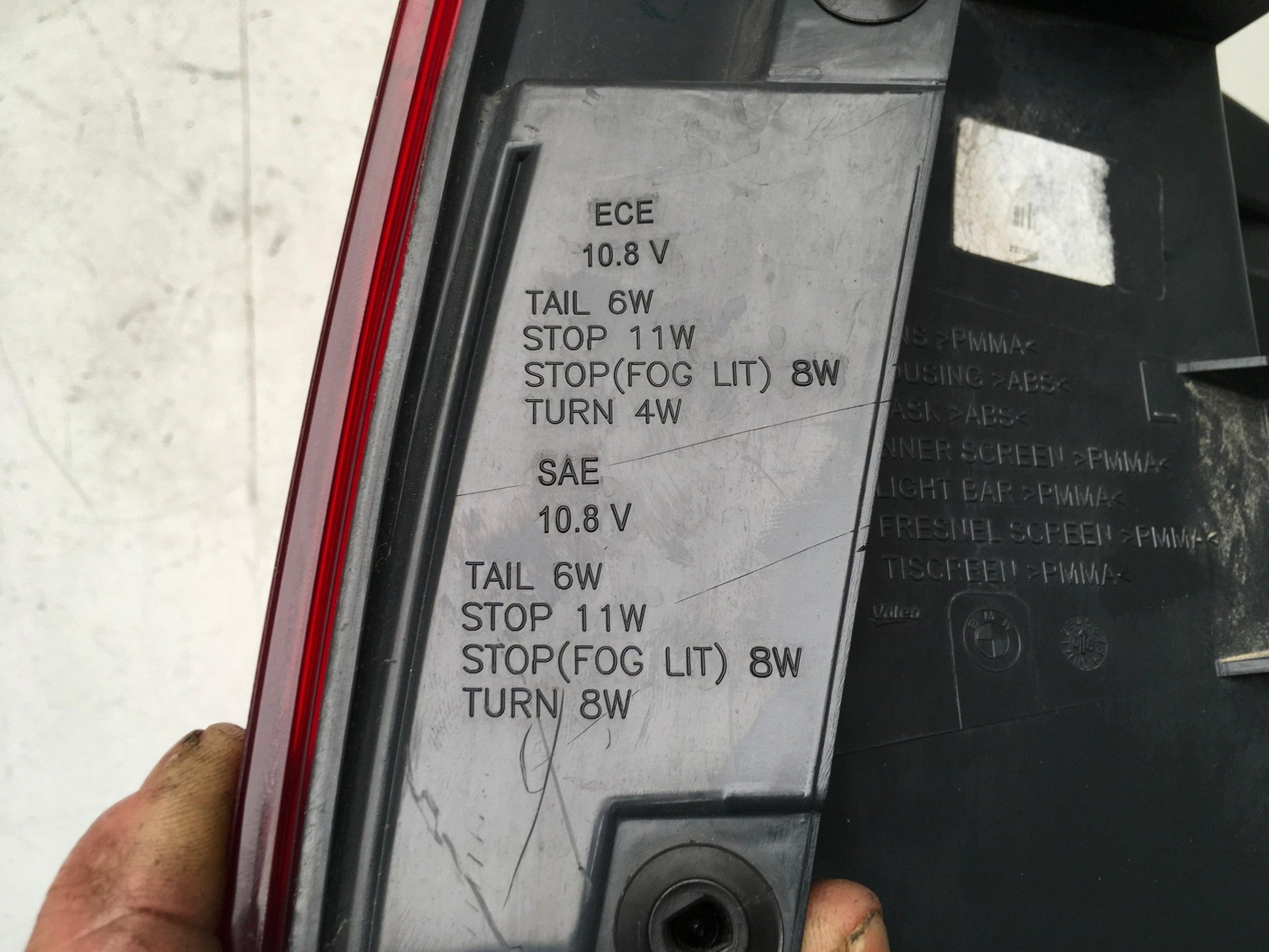 Piloto izquierdo BMW 5 F07 - 63217199643