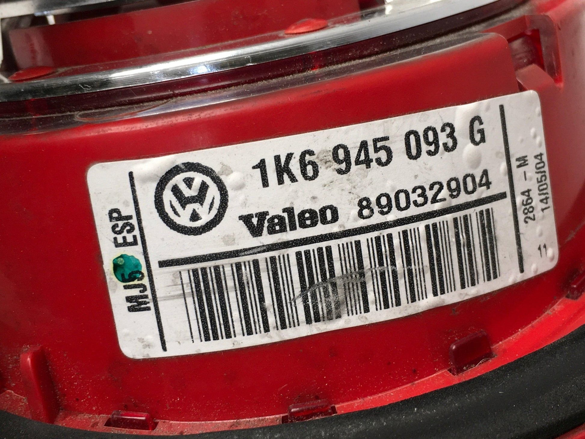 Piloto izquierdo exterior VW Golf 5 - 1K6945093G