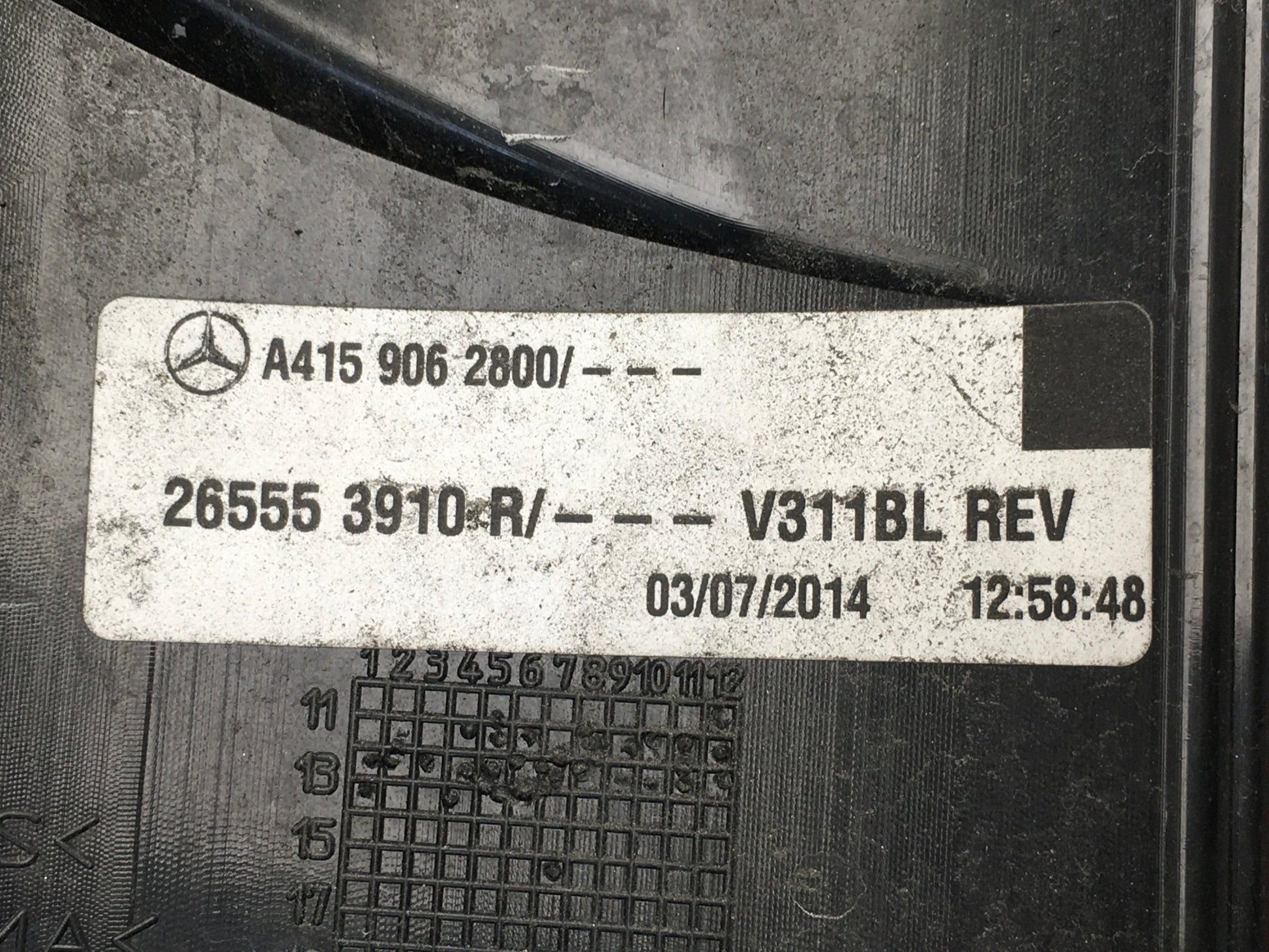 Piloto izquierdo Mercedes Citan - A4159062800