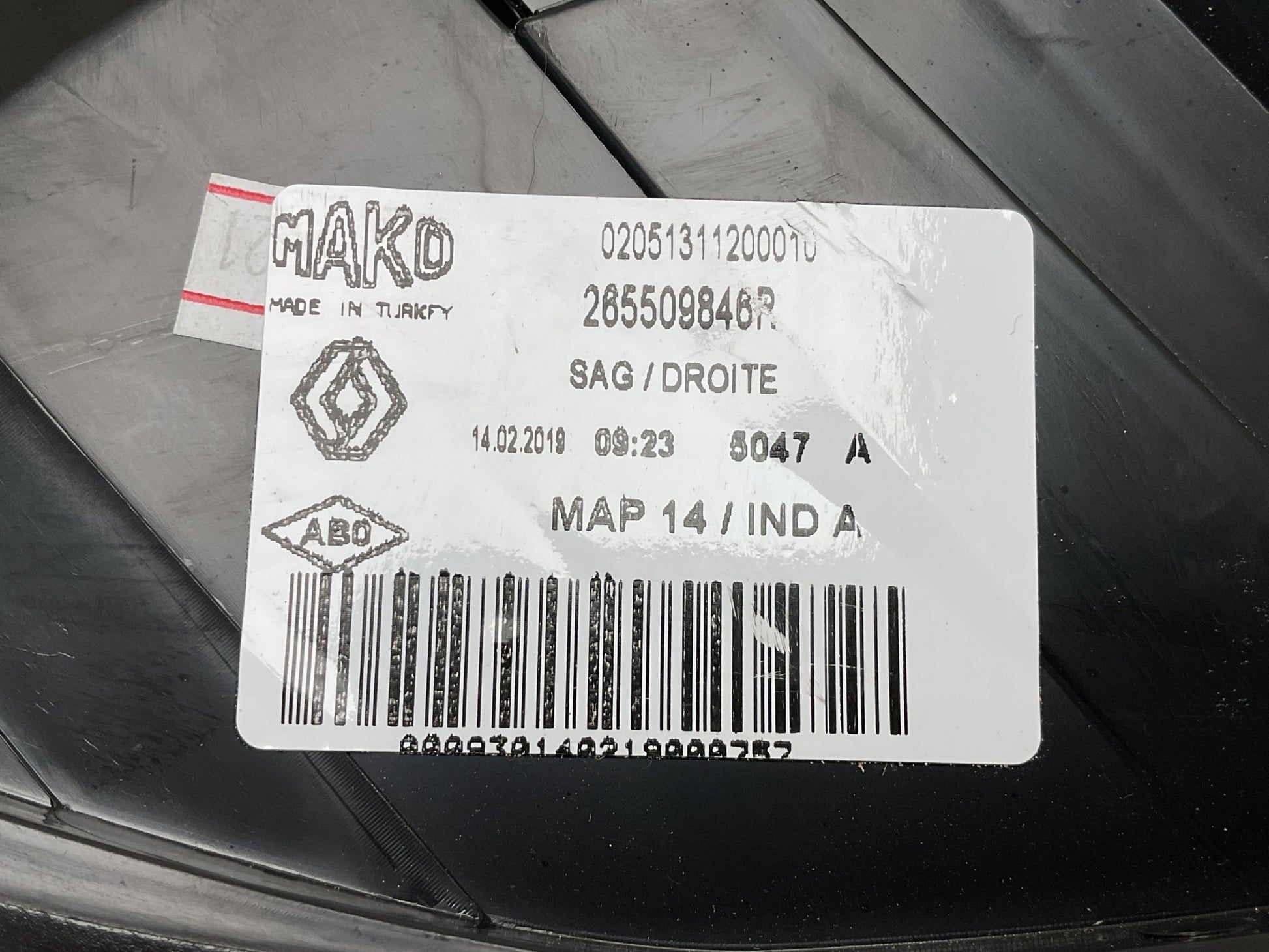 Piloto tra dcho Renault Clio IV 16-20 - 265509846R