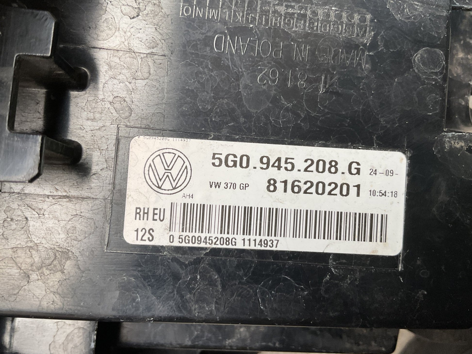 Piloto tra dcho VW Golf VII 2019 2020 - 5G0945208G