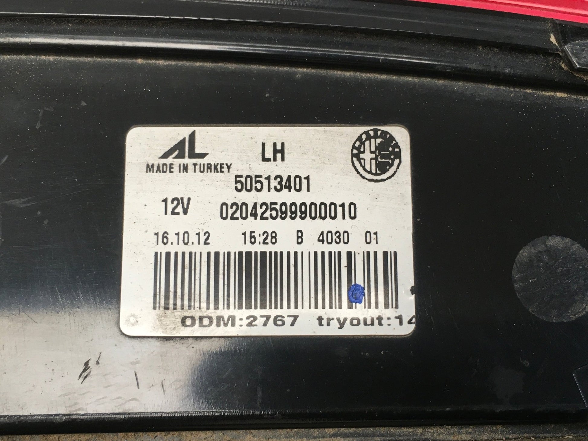 Piloto tra izq Alfa Romeo Giulietta 191 - 50513401