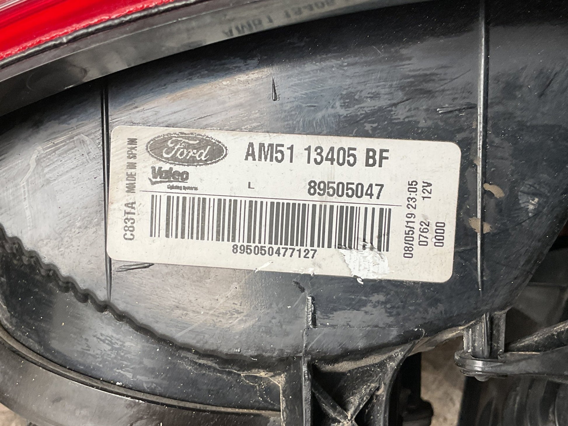 Piloto tra izq Ford C - Max 2010 - 2019 - AM5113405BF