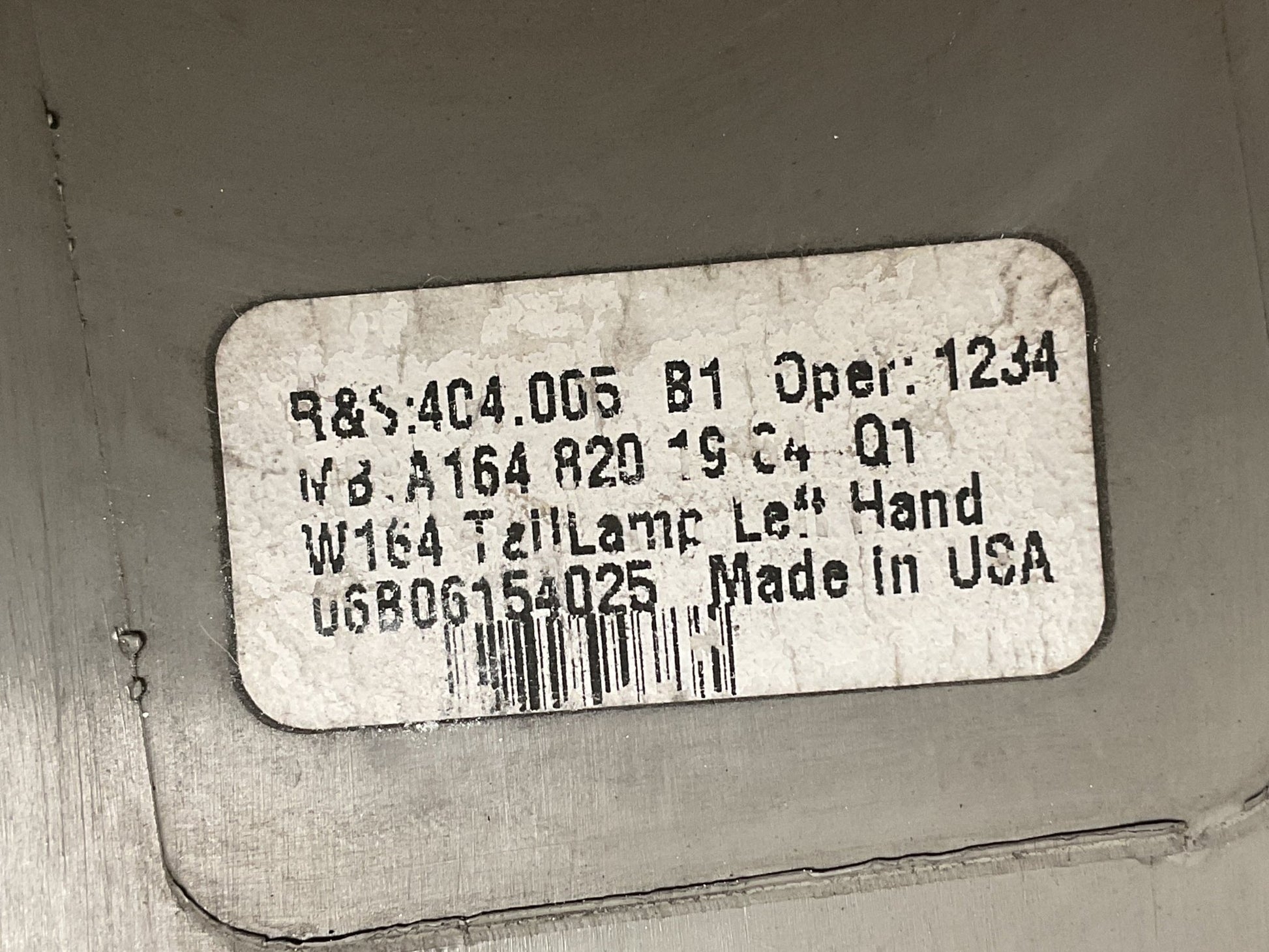 Piloto Tra izq Mercedes Clase M 2005 - 2011 - A1648201964