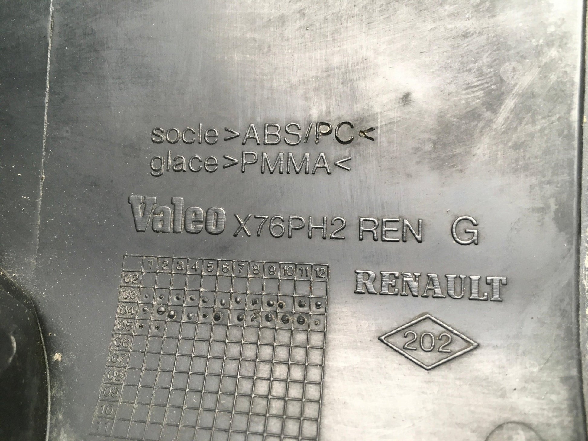 Piloto tra izq Renault Kangoo I FC0 - X76PH2