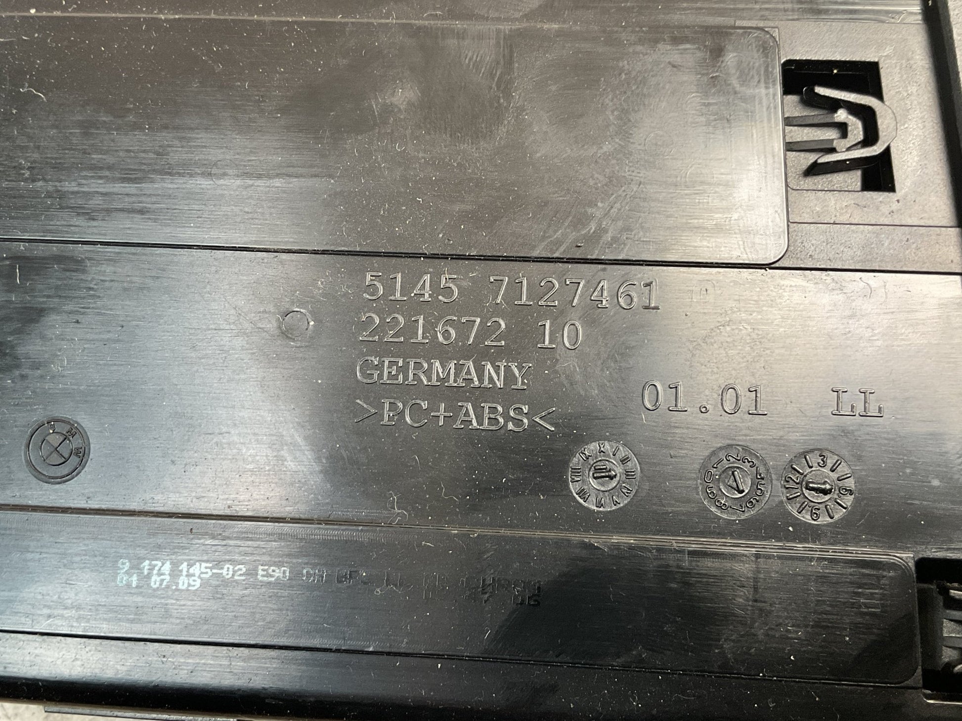 Portavasos dcho BMW 3 2004 - 2011 - 51457127461 _